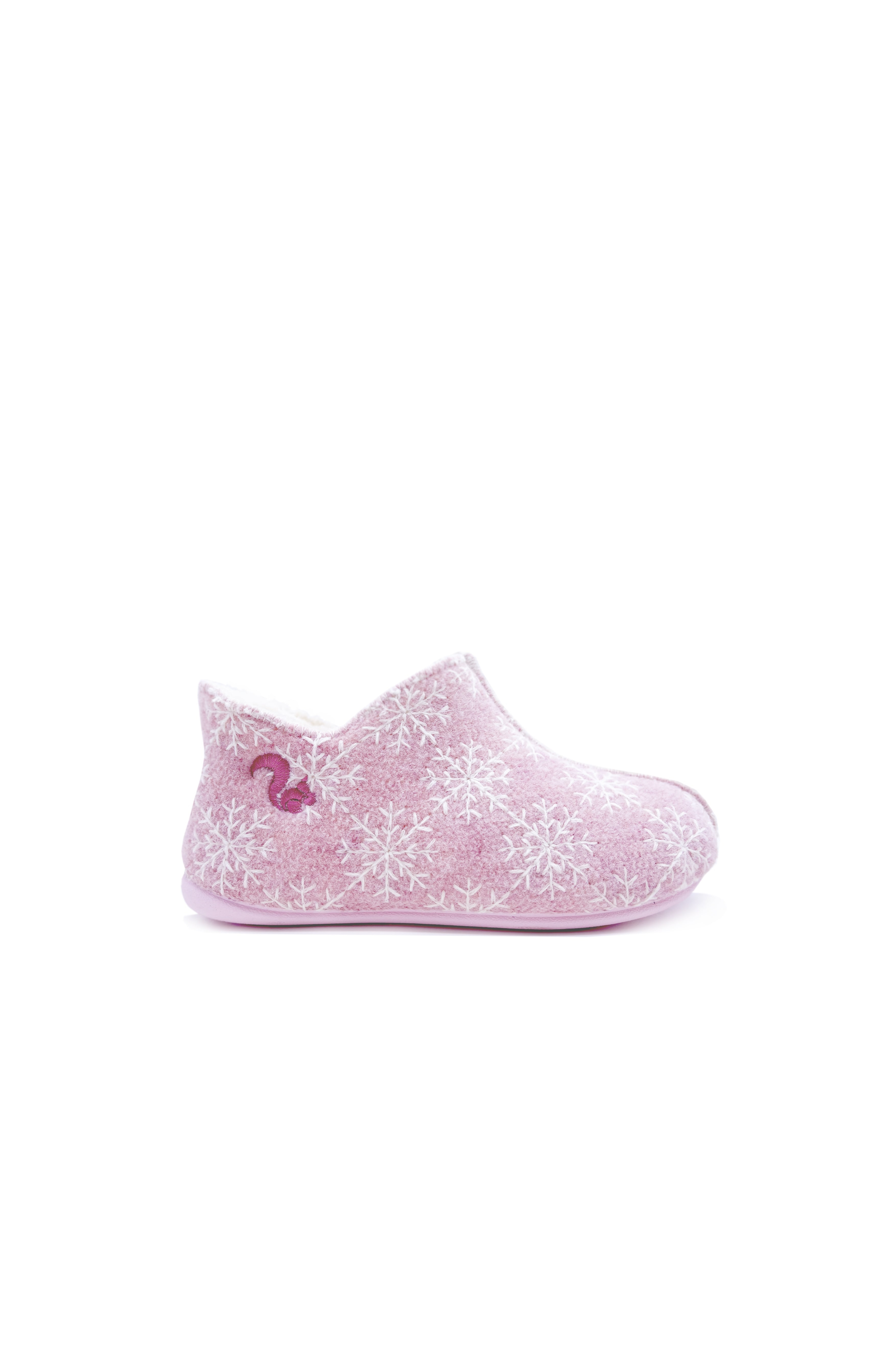 thies unisex vegan Slipper Boot Pet Snow Rose
