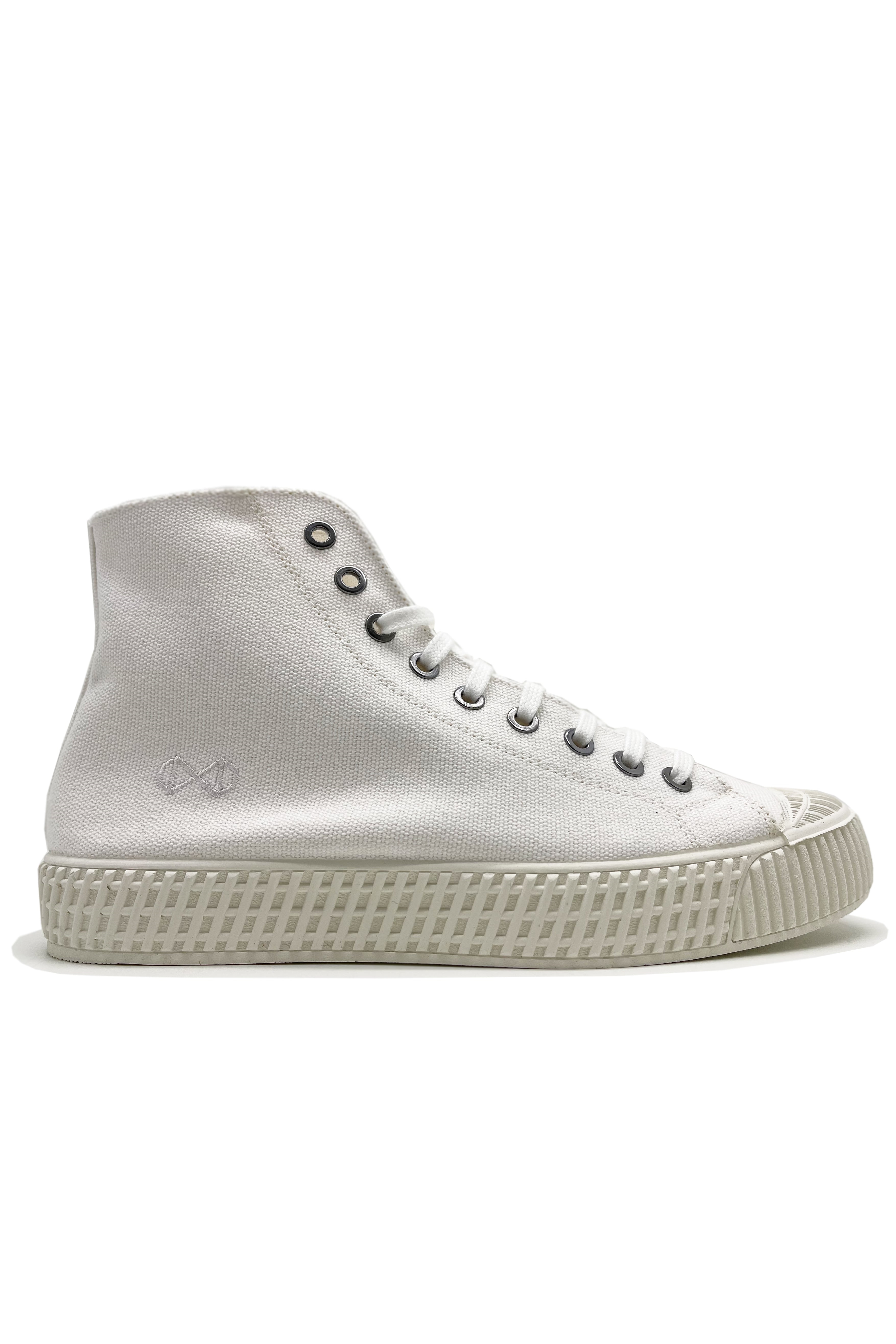 nat-2 Herren vegan Sneaker Mono Weiß