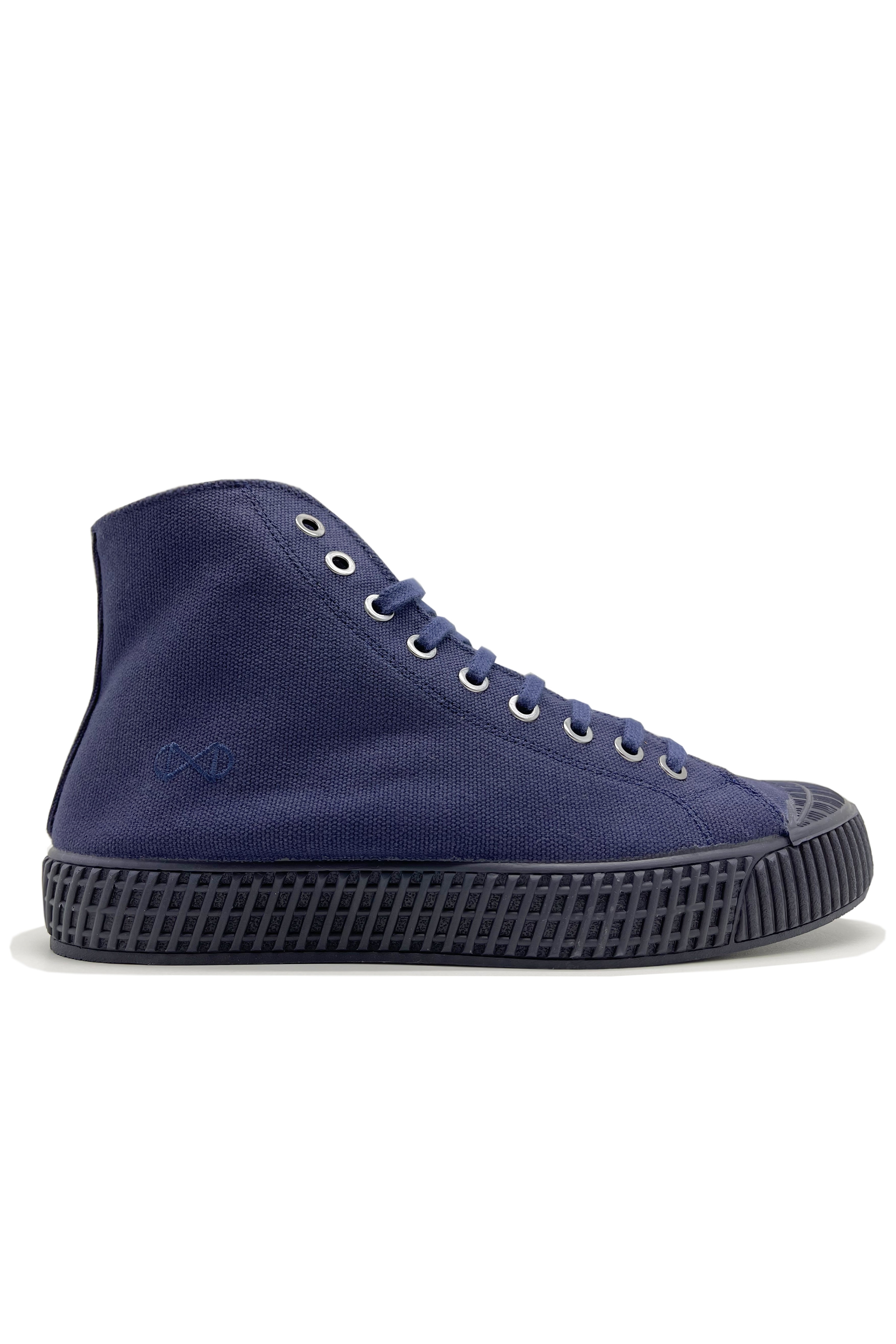 76128 - Herren vegan Sneaker Mono Marineblau