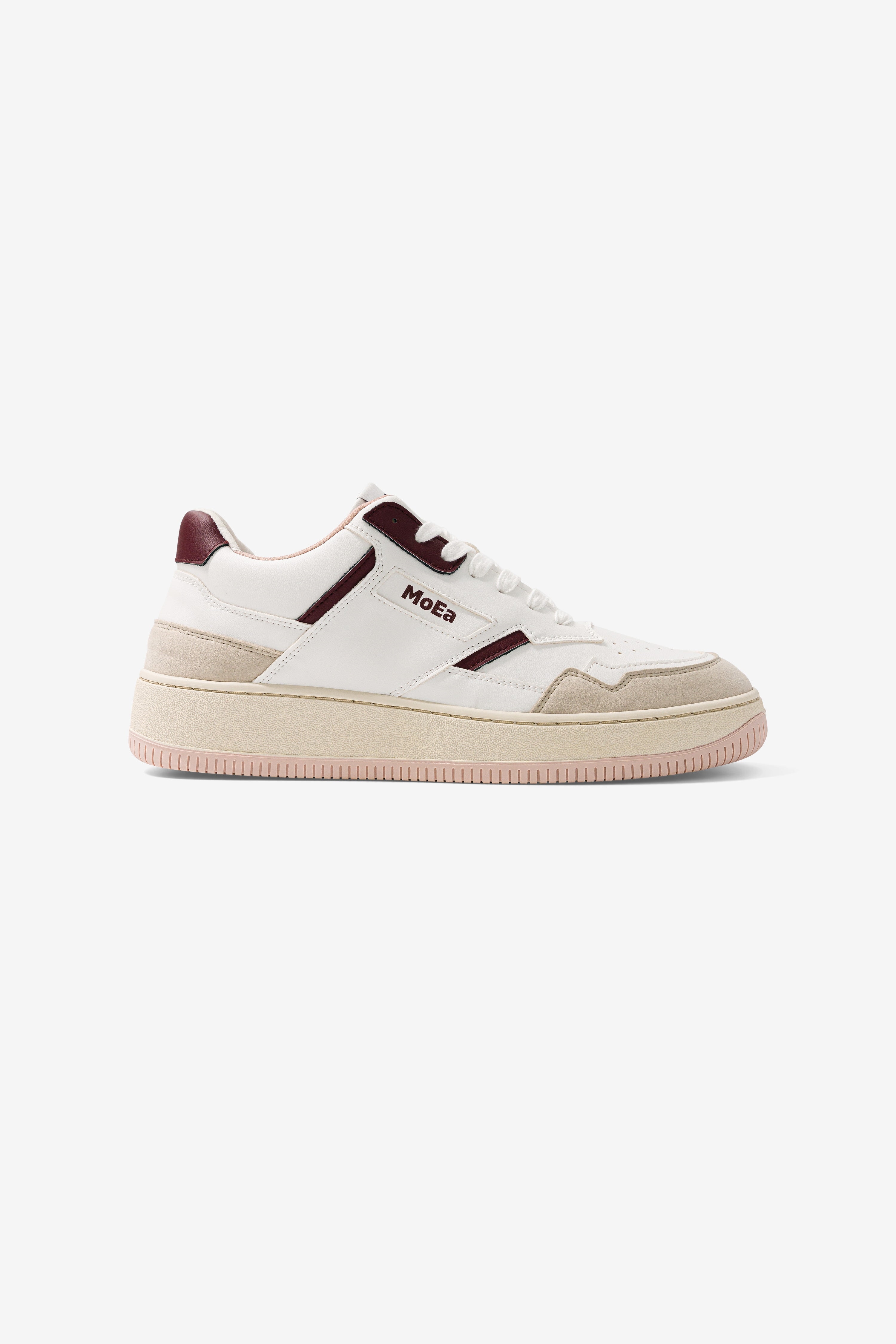 Image of MoEa mannen vegan Sneakers Gen1 Druiven Wit & Wijn
