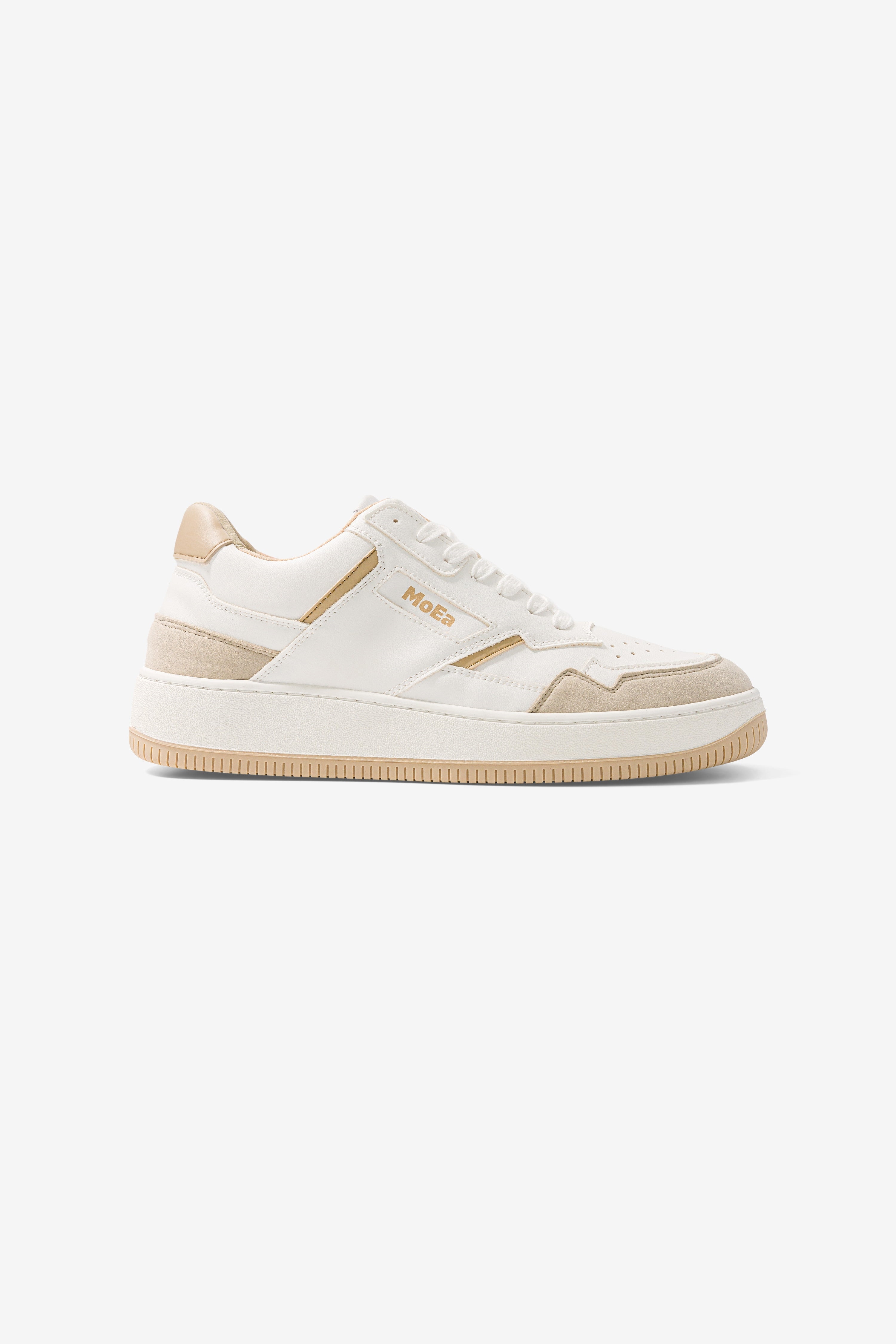Image of MoEa mannen vegan Sneakers Gen1 MaÃ¯s Wit & Beige