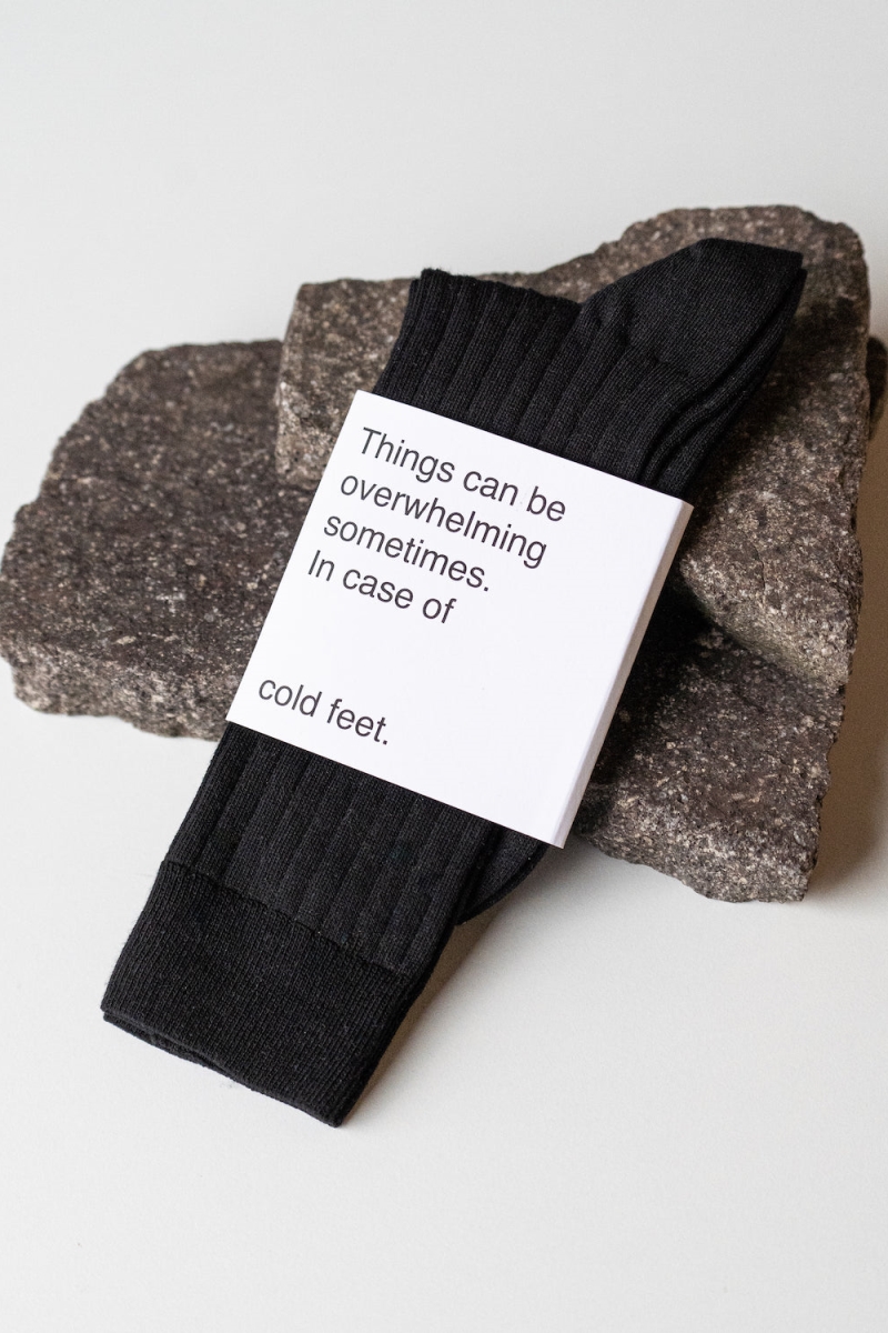 JAN 'N JUNE womens vegan Socks Black