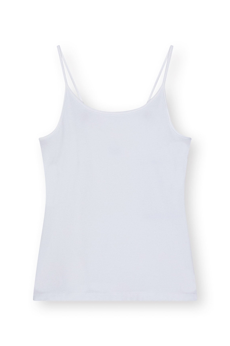 ThokkThokk womens vegan 3 Pack Top Basic Strap White