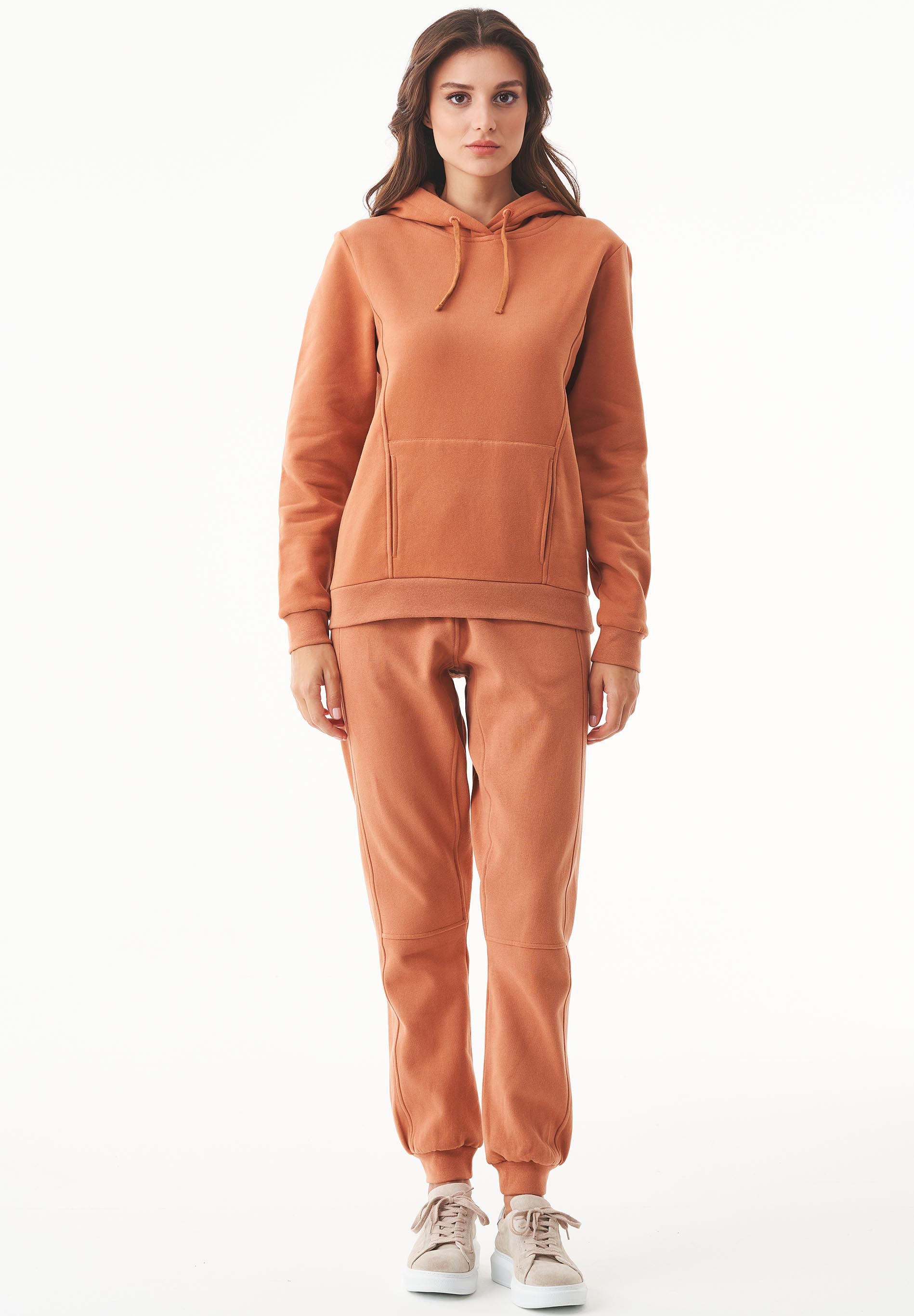 ORGANICATION Damen vegan Jogginghose Soft Touch Kupfer