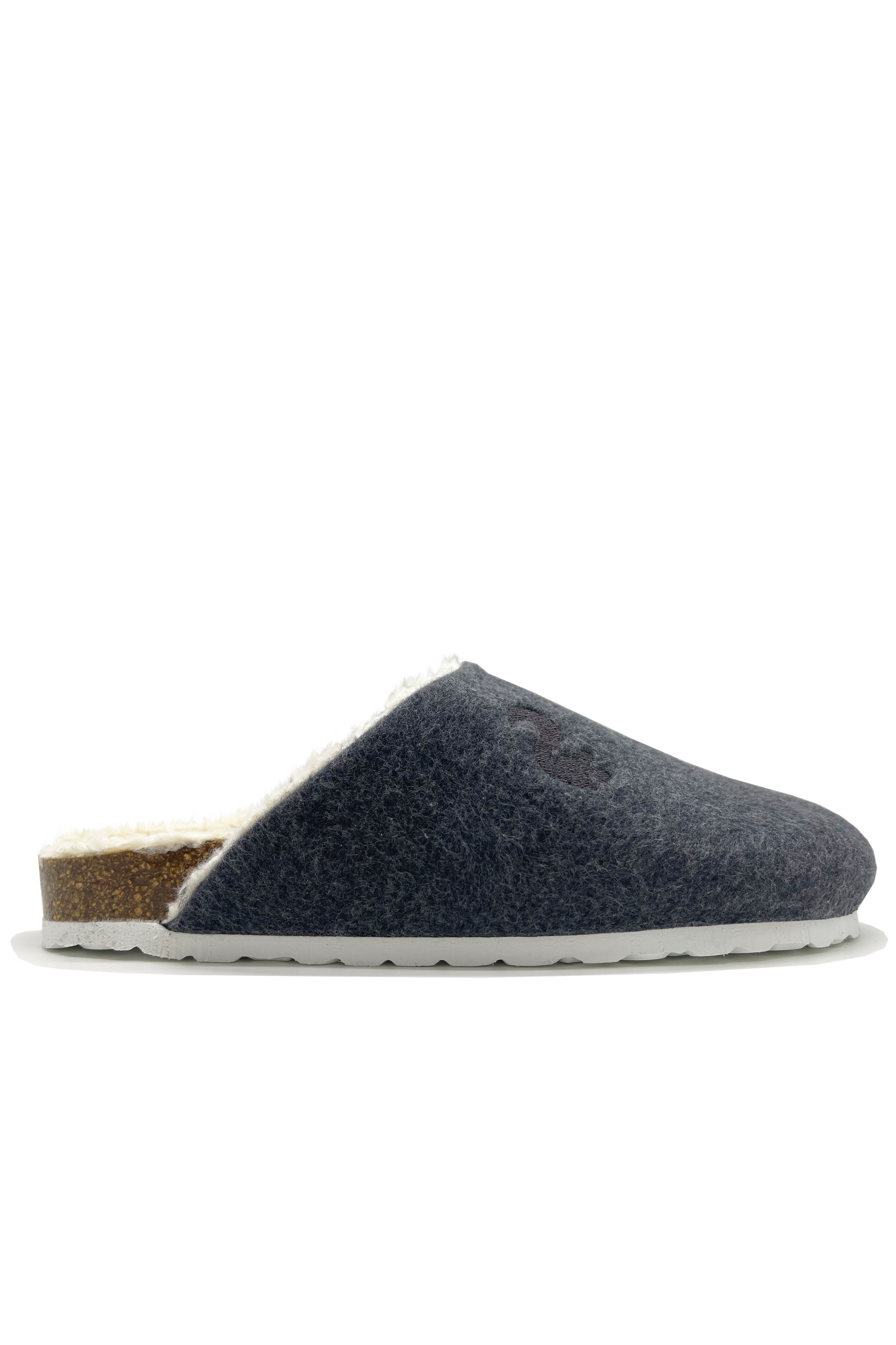 thies Damen vegan Clog Biologisch Bio Dunkelgrau