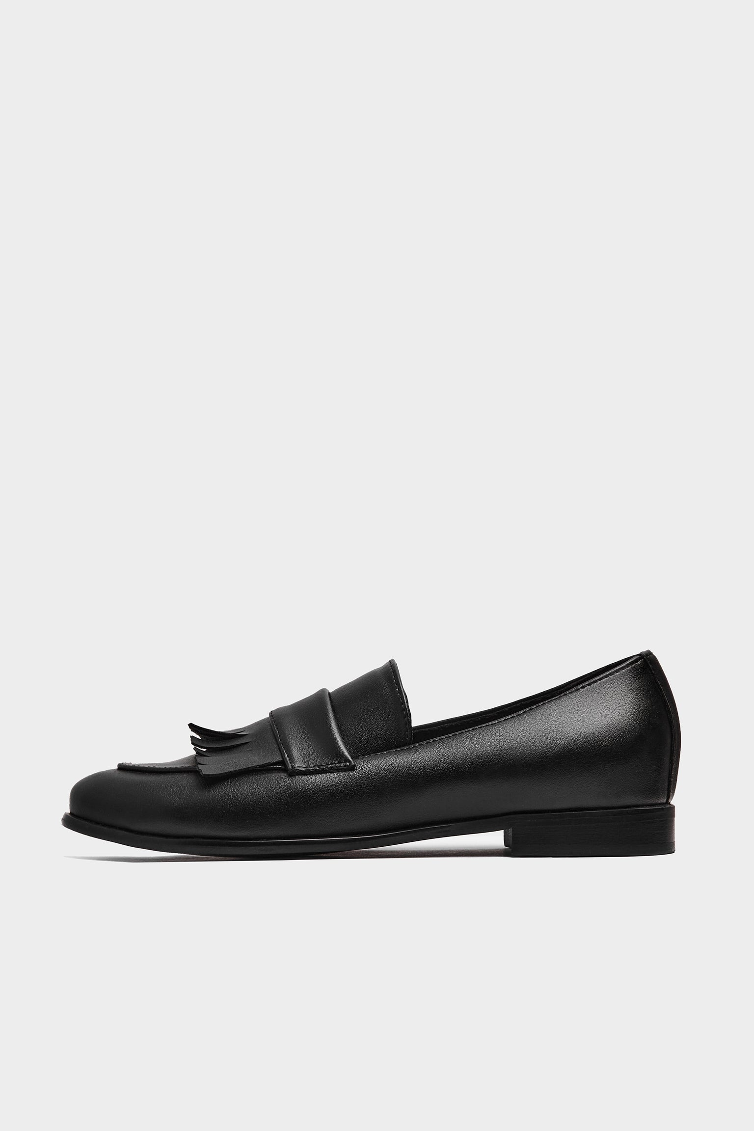BOHEMA Damen vegan Loafer Penny Schwarz
