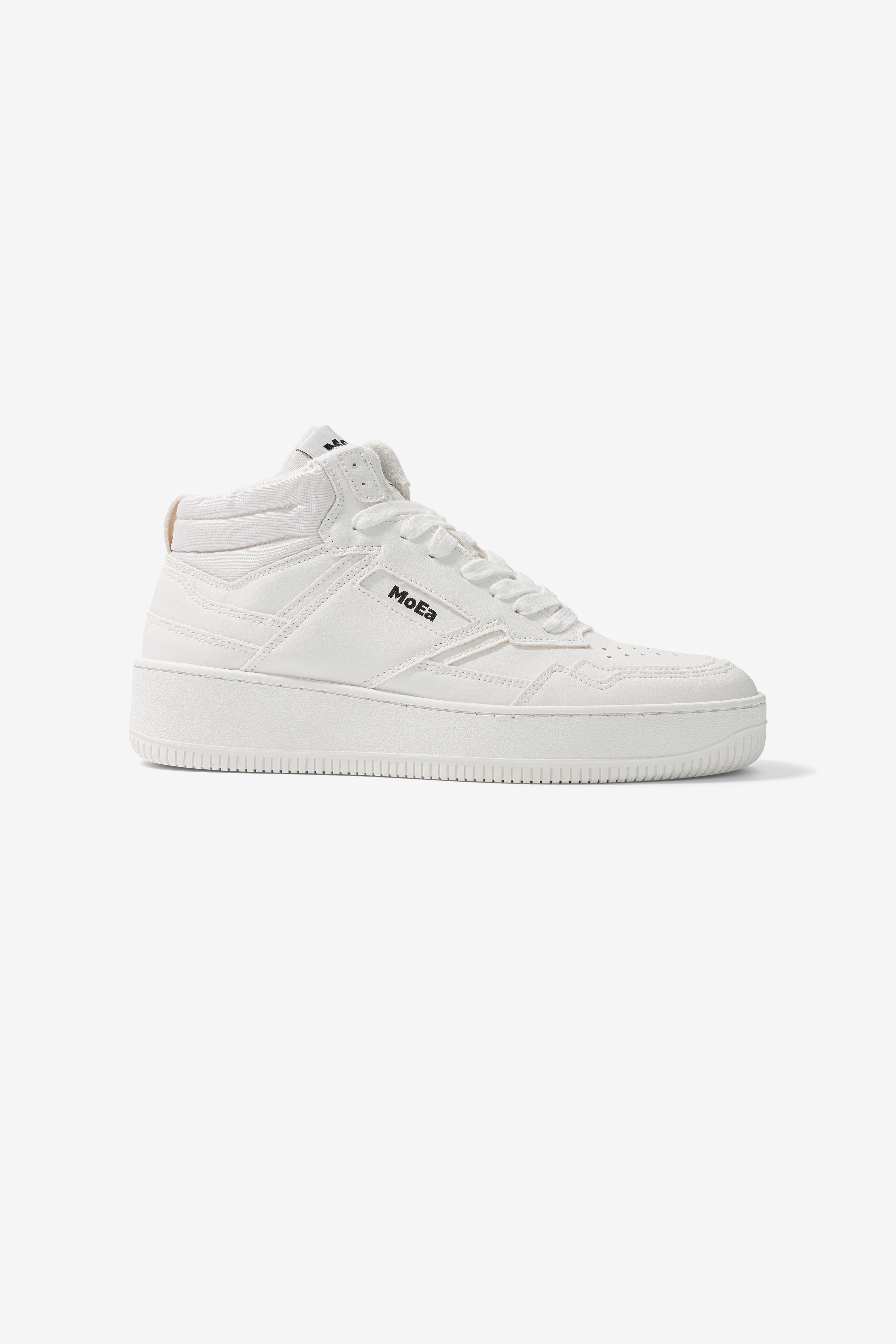 MoEa Herren vegan Sneakers Gen1 Mid Trauben Voll Weiß