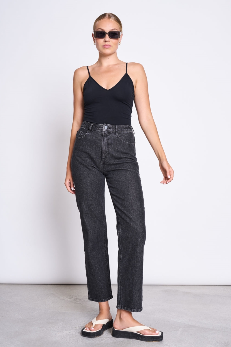 JAN N JUNE JAN 'N JUNE Damen vegan Oberteil Matilda Black