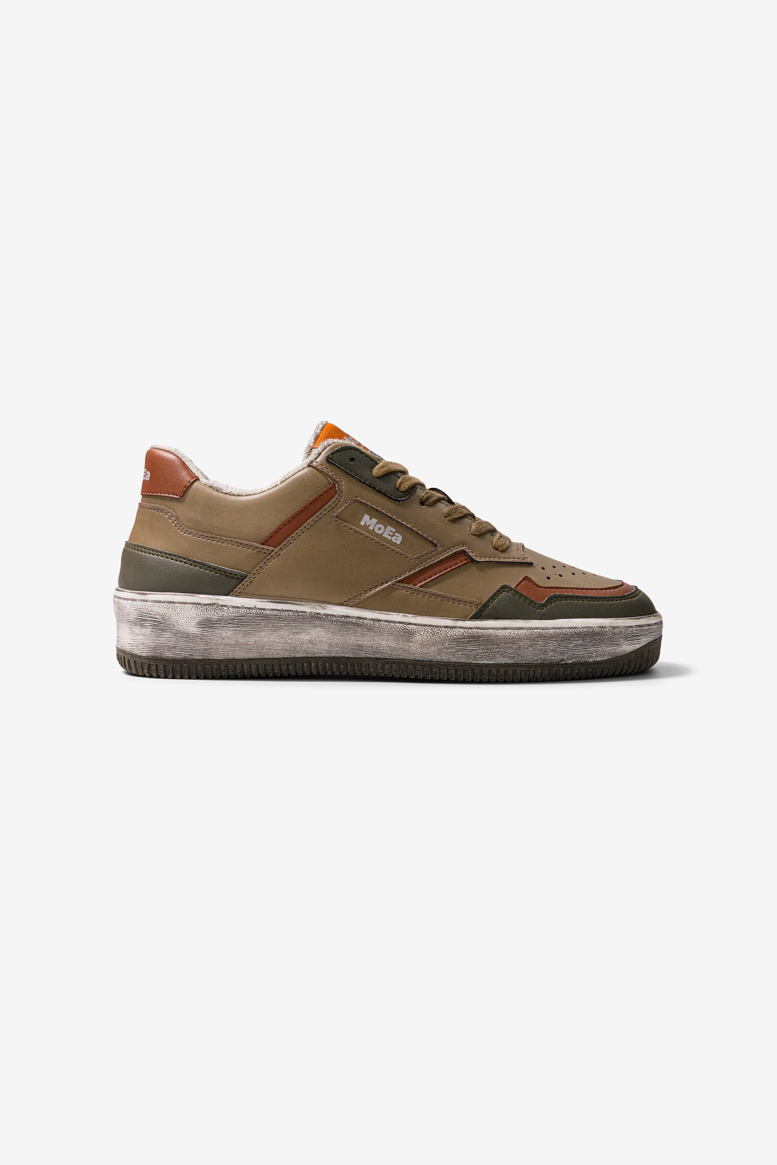 MoEa Herren vegan Sneaker Desserto X  Braun