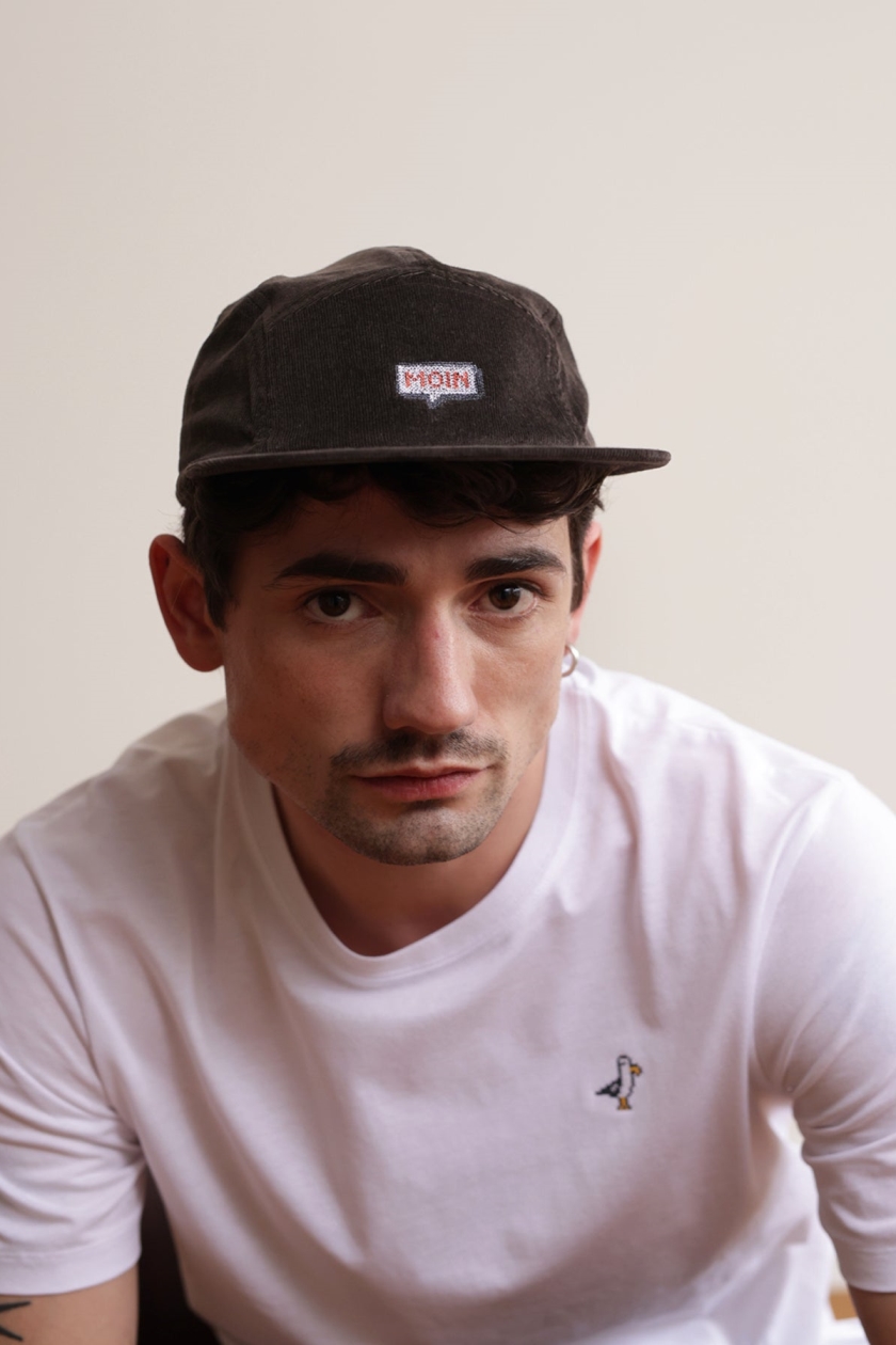 Hafendieb men vegan Cap 5panel Moin Brown