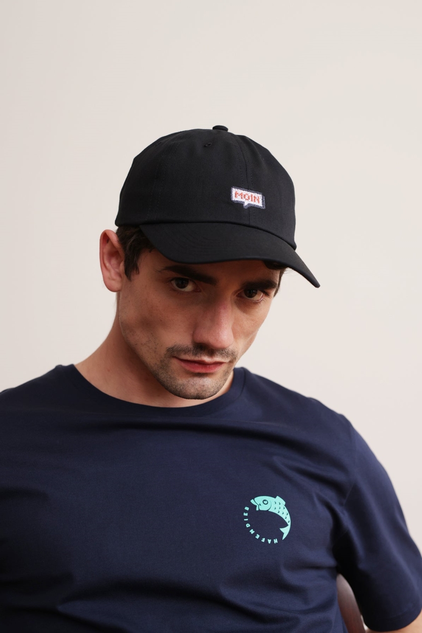 Hafendieb men vegan Dad Cap Moin Black