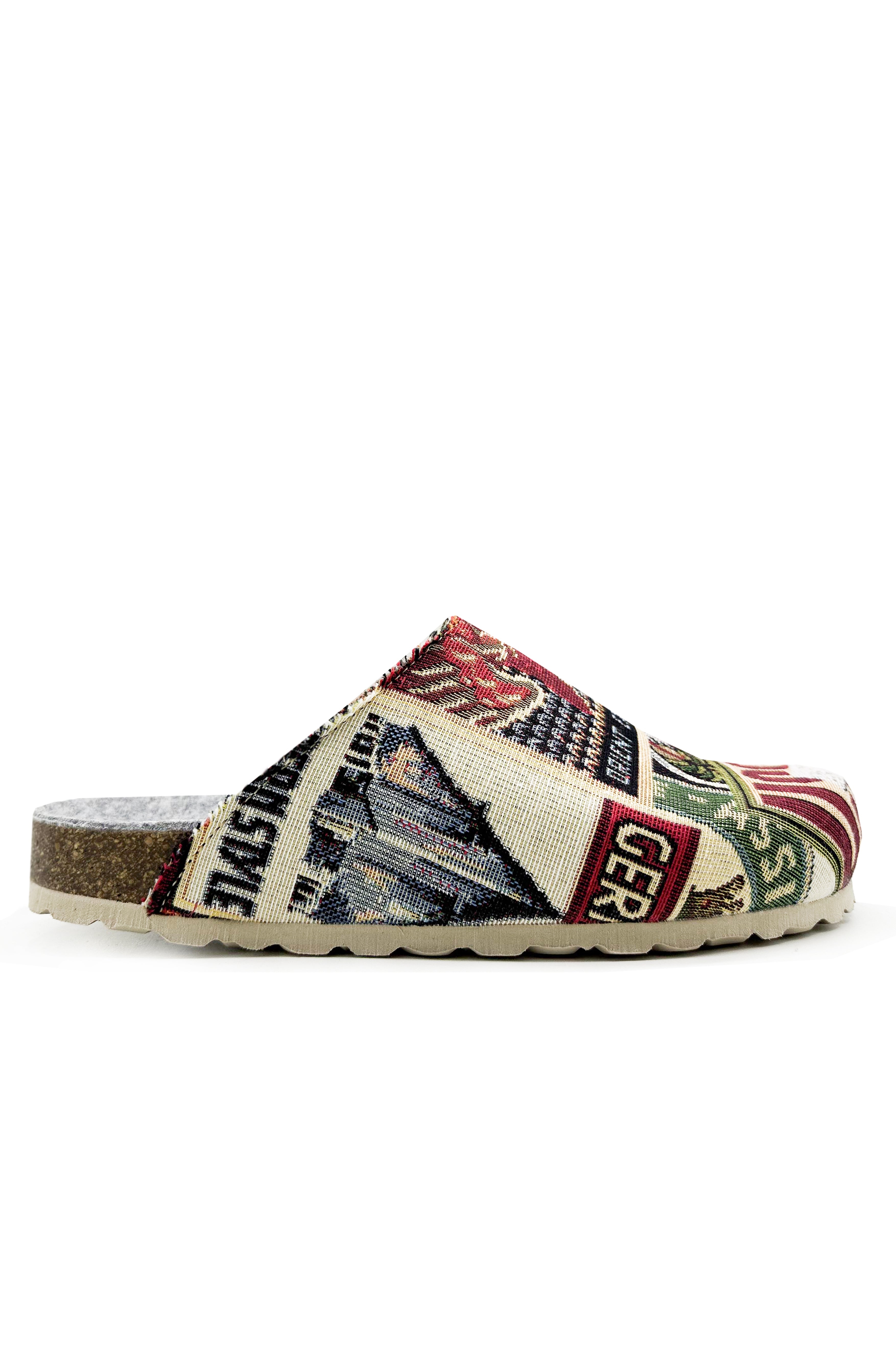 thies Damen vegan Clog Eco World Travel Grau