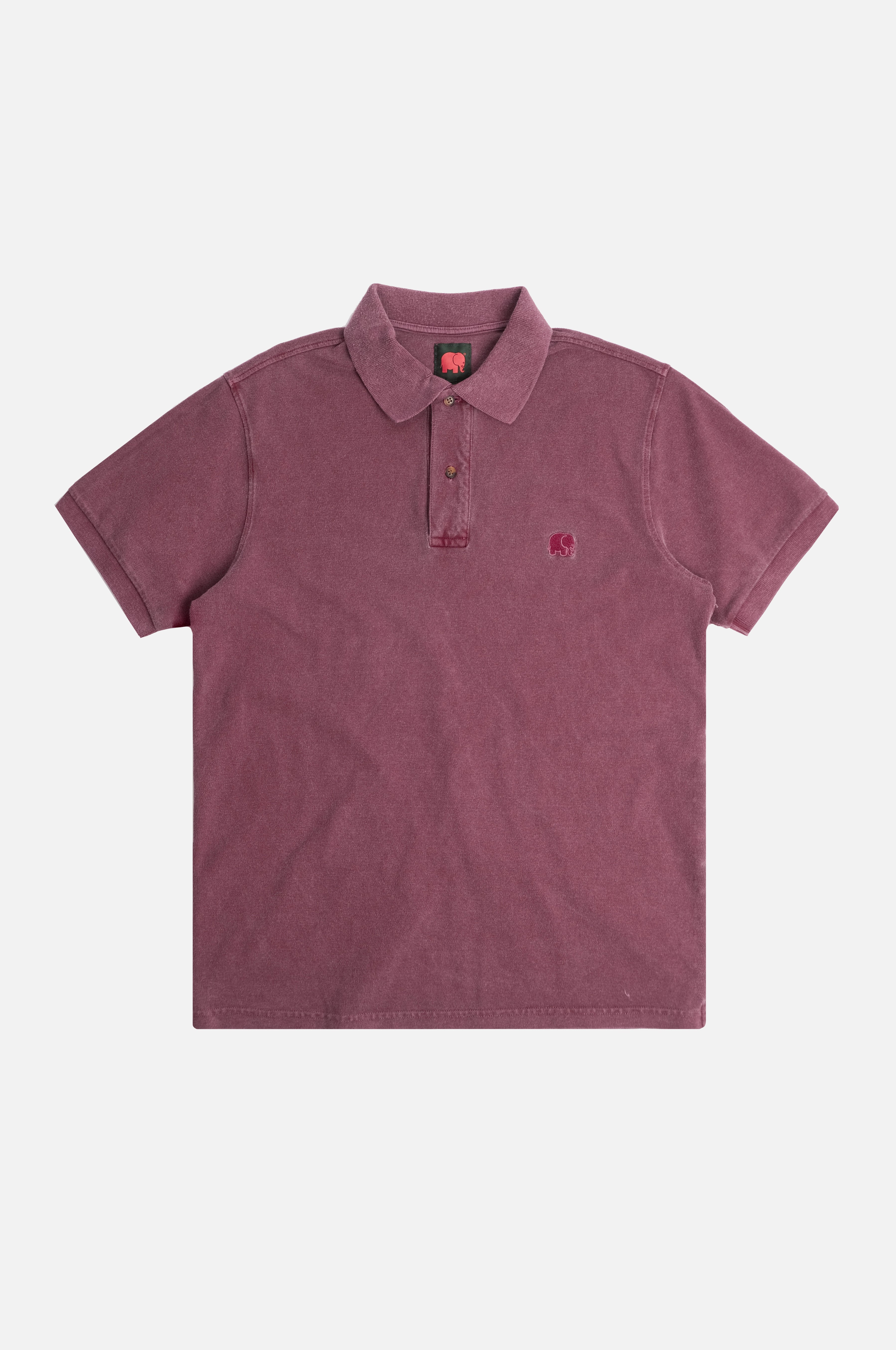 Image of Trendsplant mannen vegan Poloshirt Zinfandel