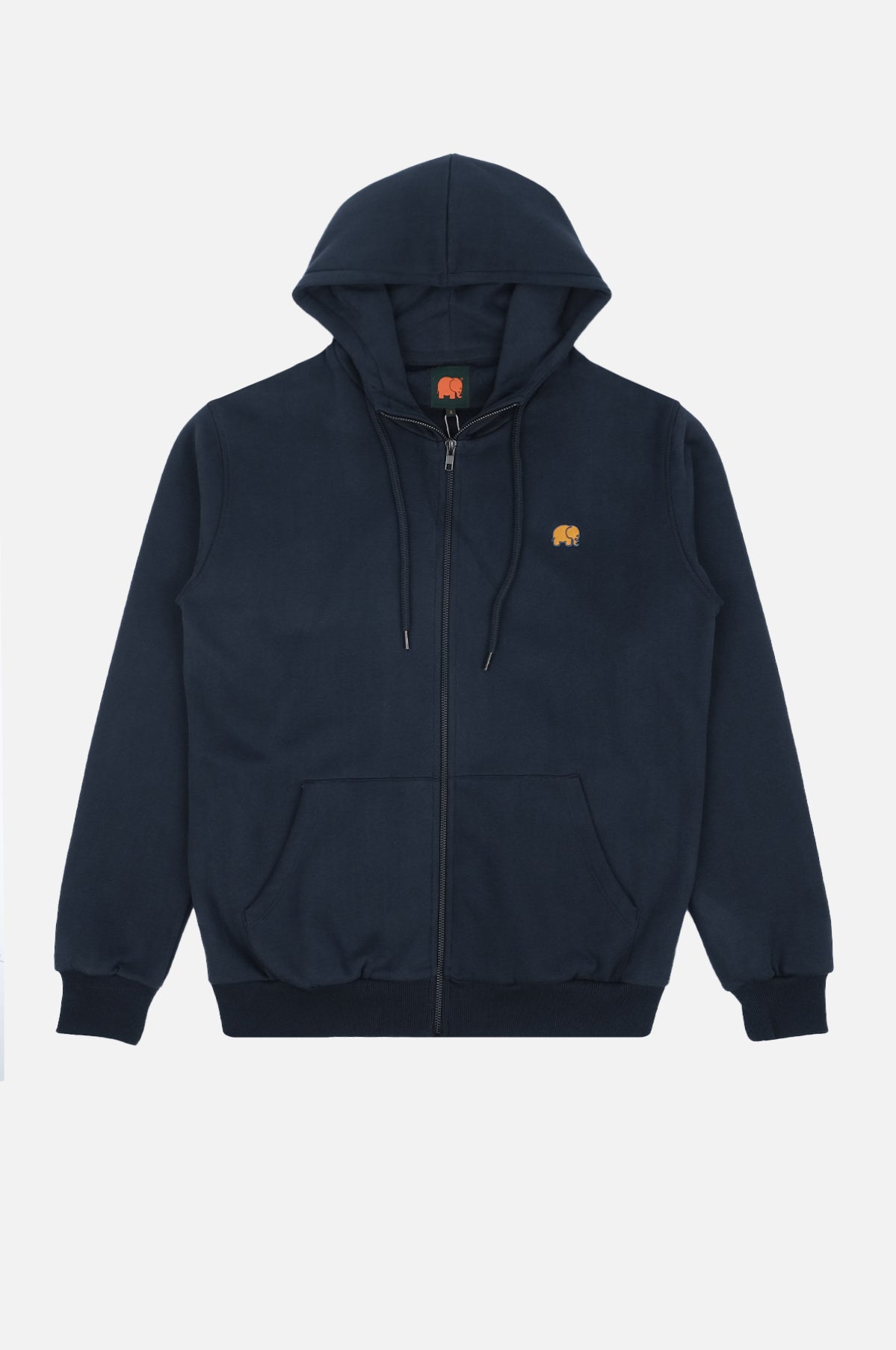 Image of Trendsplant mannen vegan Biologische Essential Hoodie Met Rits Trendsplant Blauw