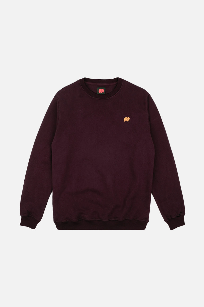 Image of Trendsplant mannen vegan Trui Wijnrood