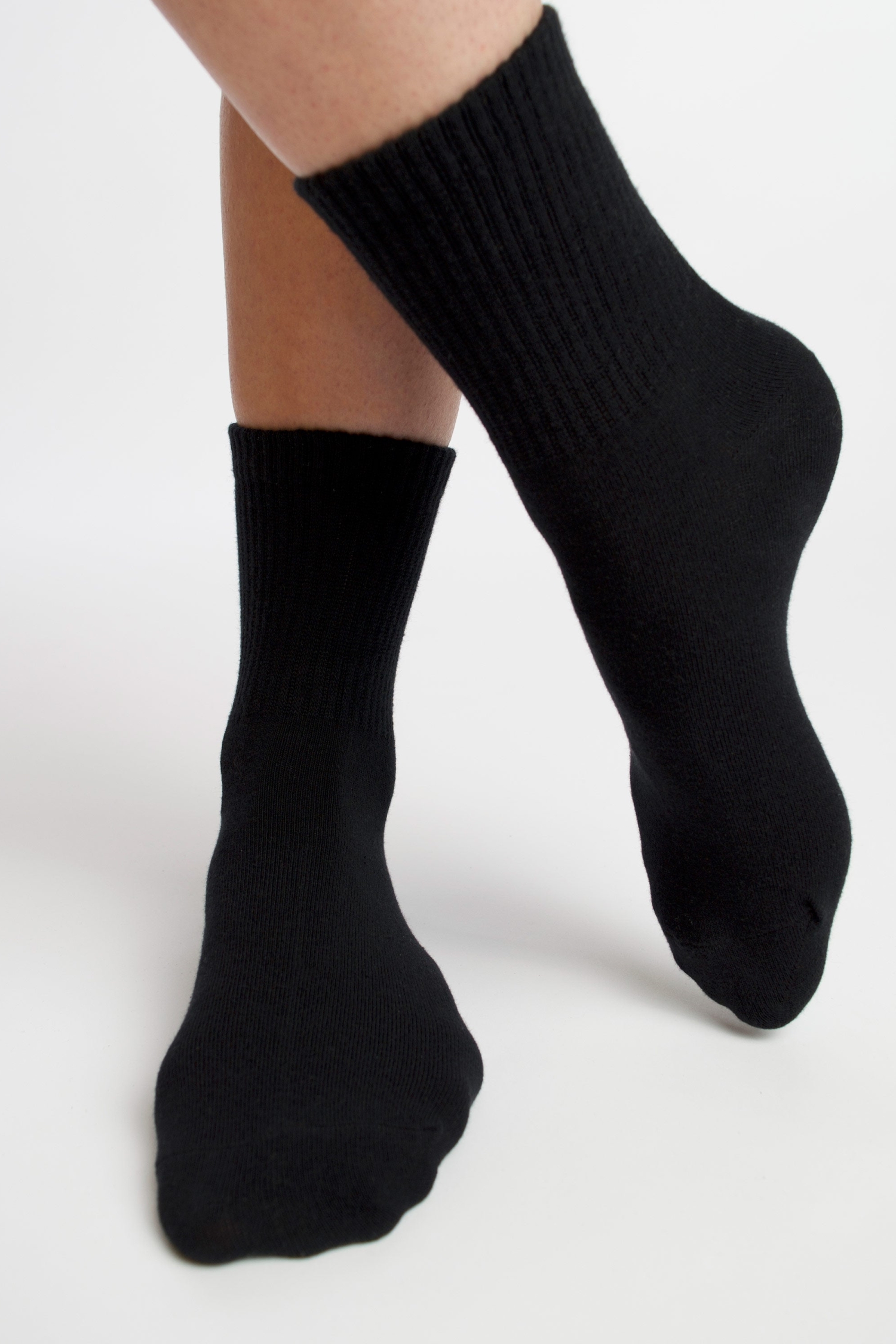 Honest Basics men vegan Socks 4-Pack Black