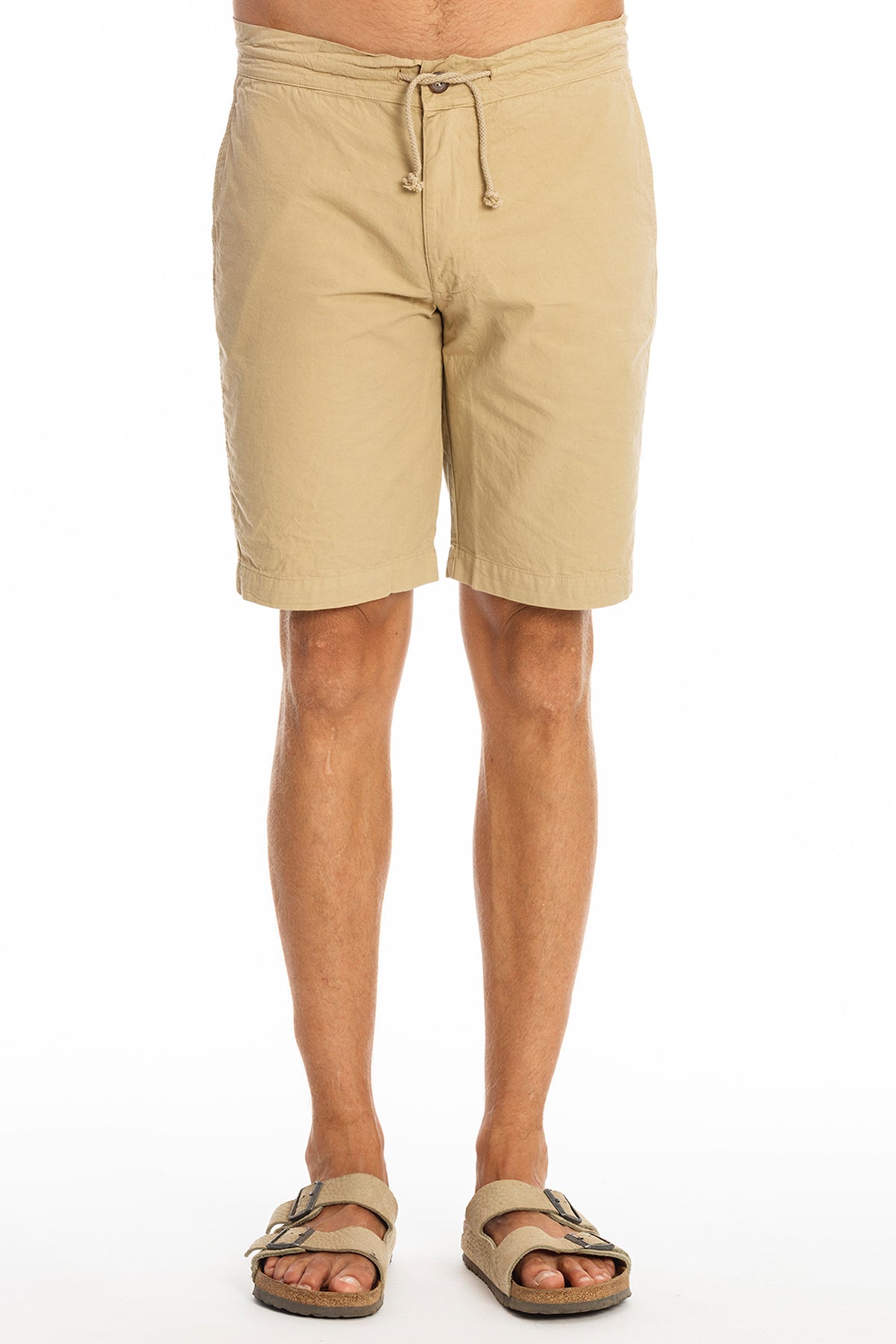 Image of RAVENS VIEW IBIZA mannen vegan Korte Broek Camel Geel