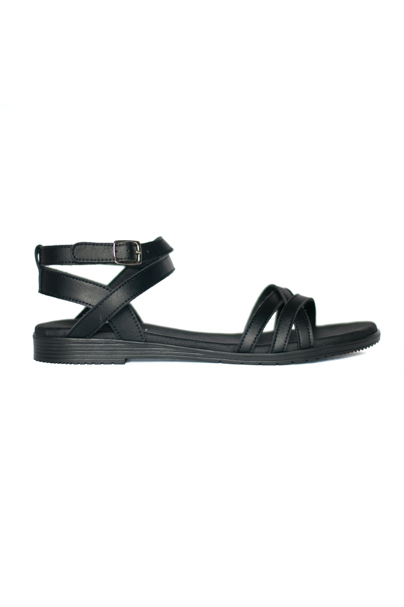 FAIRMA ETHICAL DESIGN Damen vegan Sandalen Ogo Schwarz