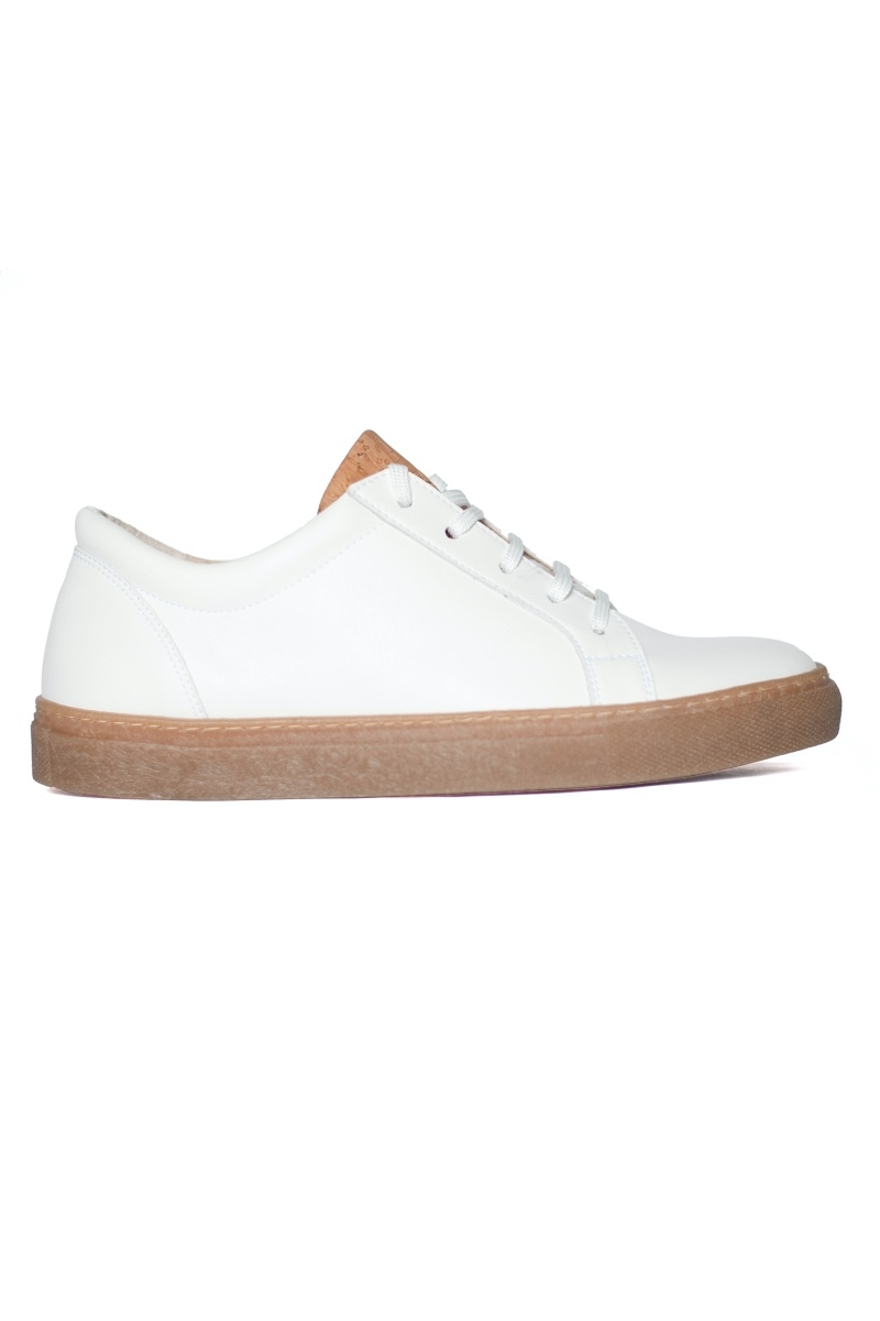FAIRMA ETHICAL DESIGN Damen vegan Sneaker Oopi Weiß