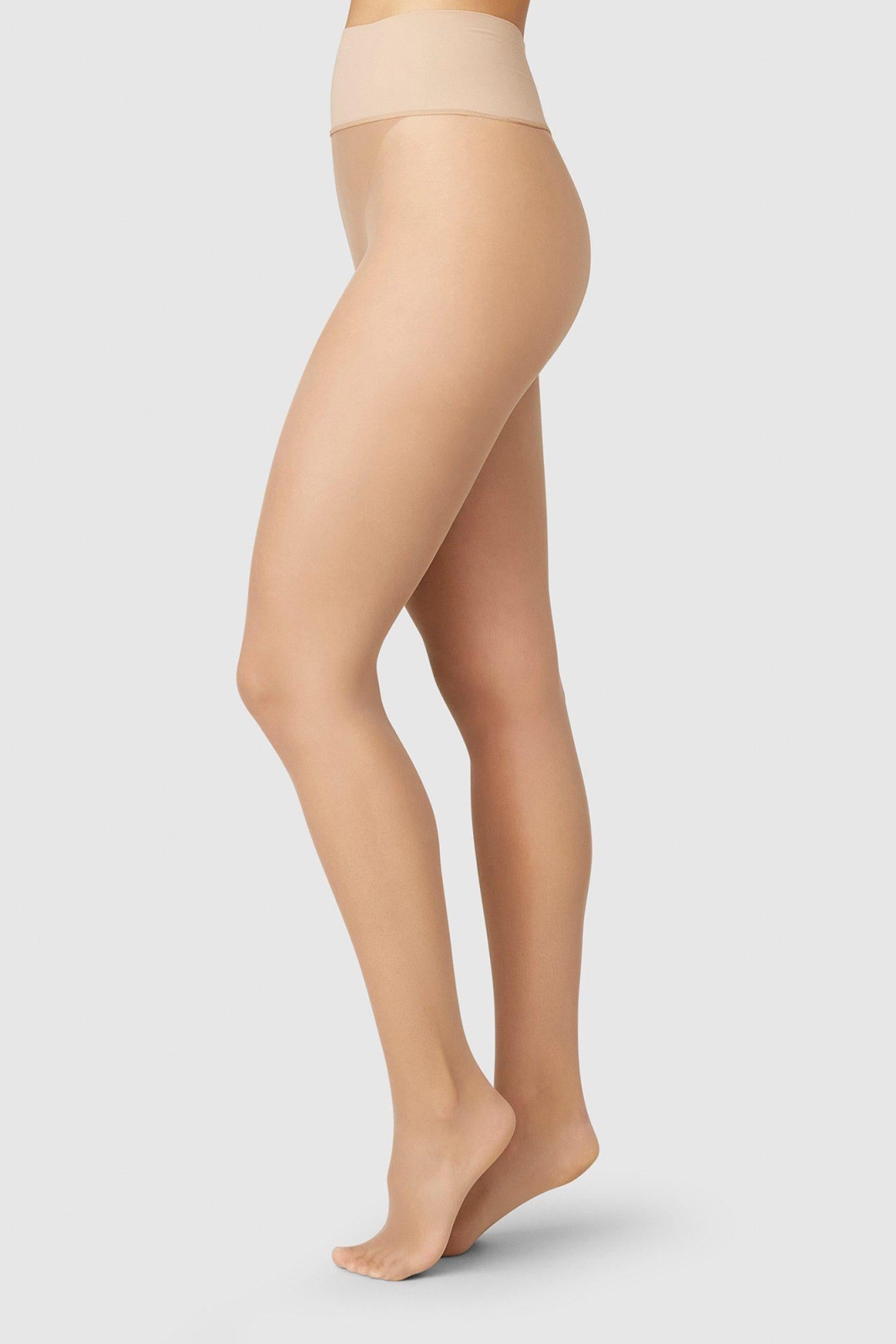 Swedish Stockings womens vegan Seamless Tights Beata Beige