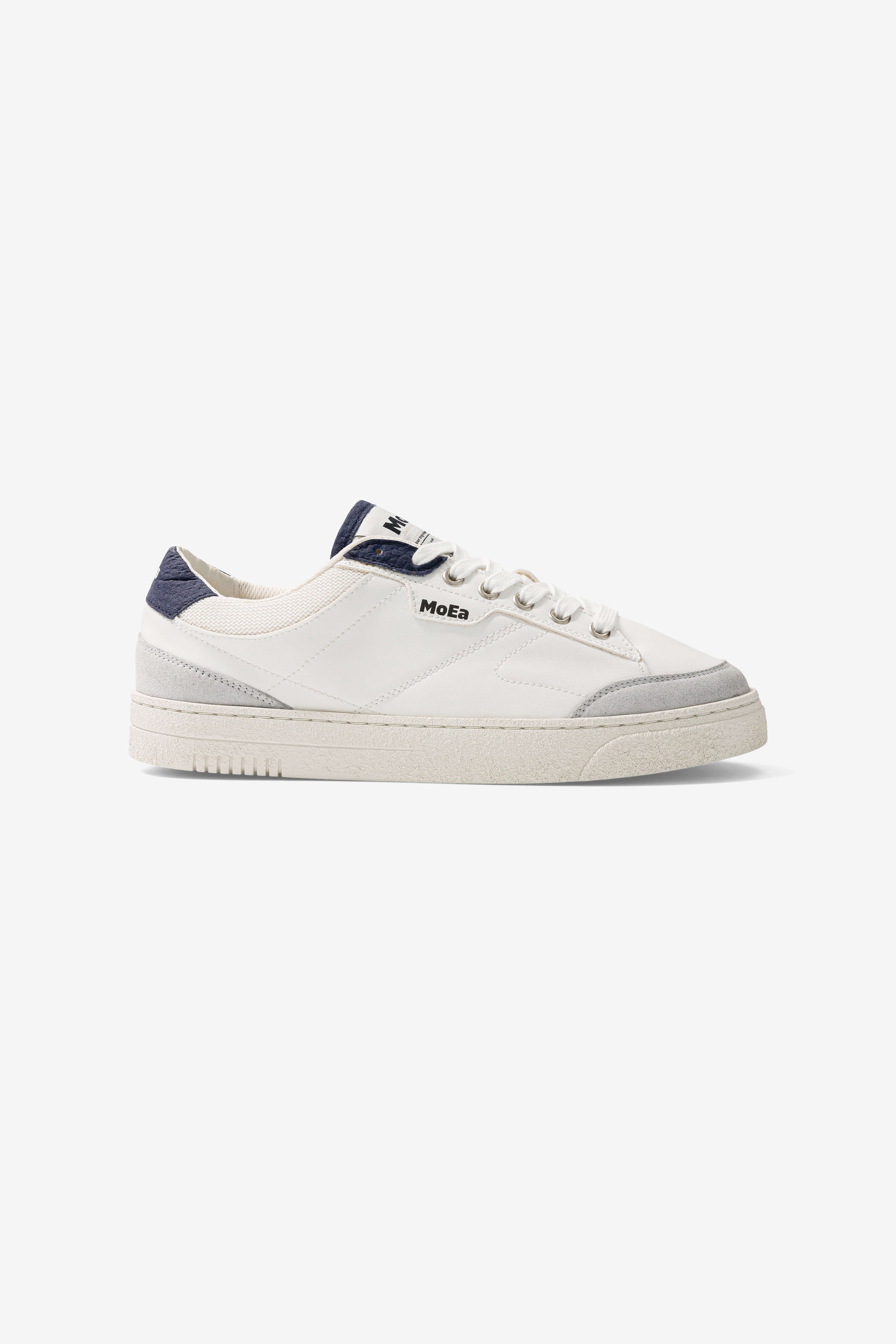 Image of MoEa mannen vegan Sneakers Gen3 Paddestoel Wit & Marine