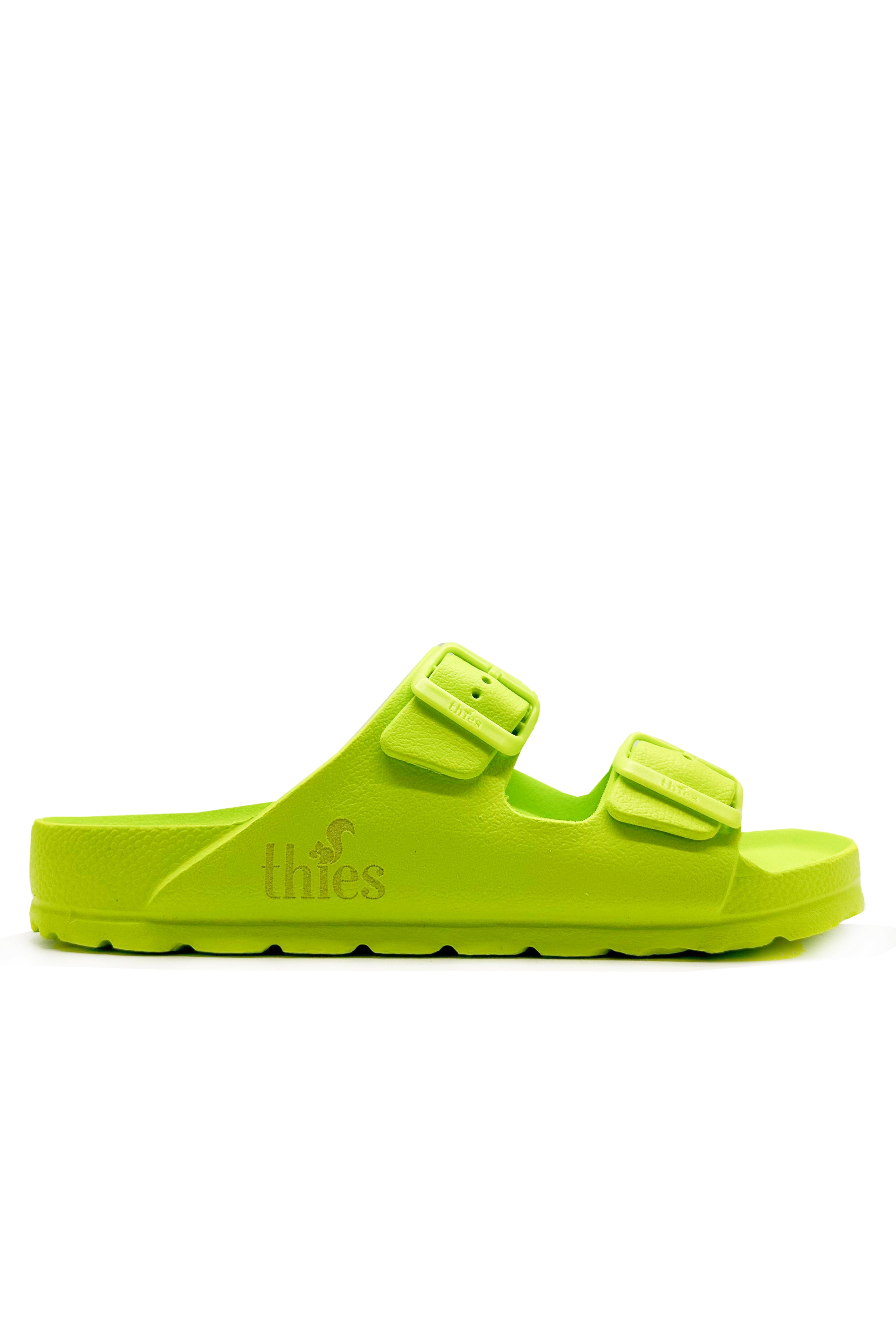 thies womens vegan Sandal Ecofoam Limoncello Green