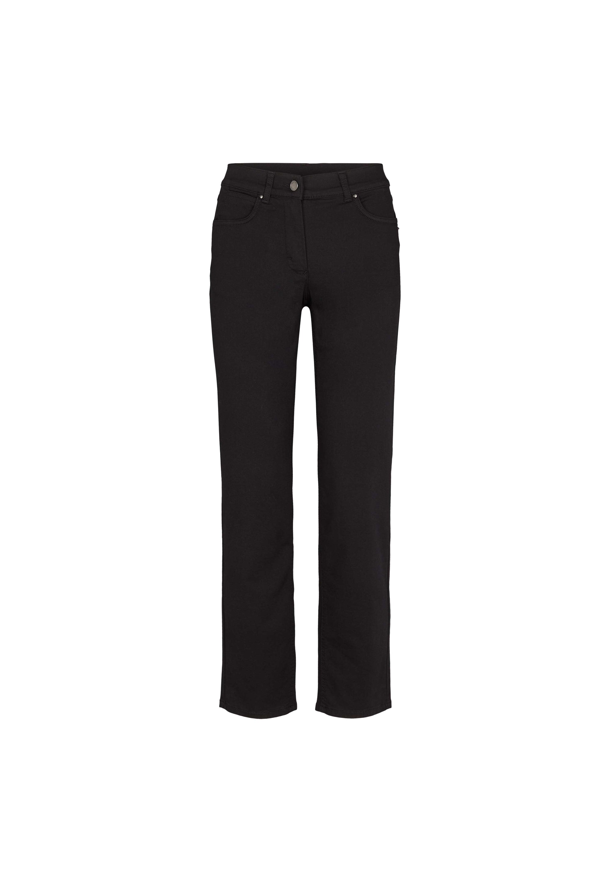 LAURIE Damen vegan Hose Charlotte Regular Short Length Schwarz