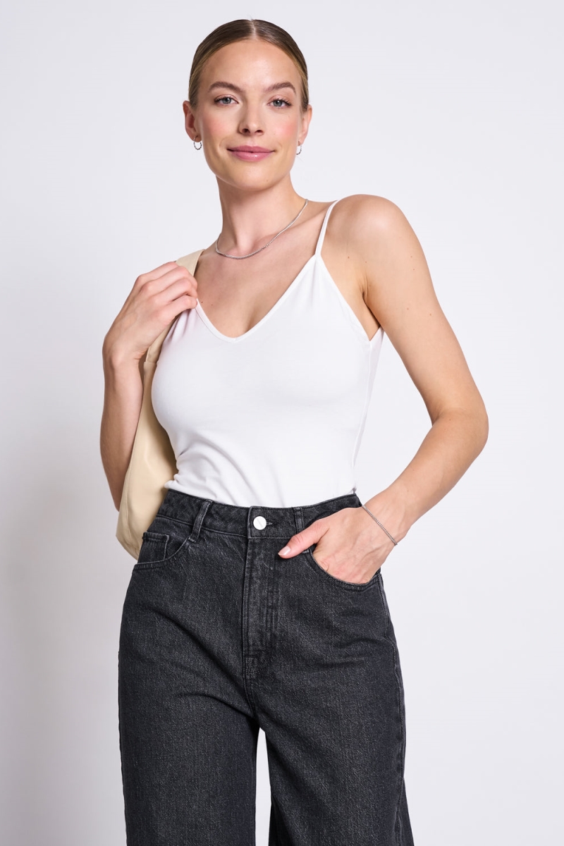JAN N JUNE JAN 'N JUNE Damen vegan Oberteil Matilda White