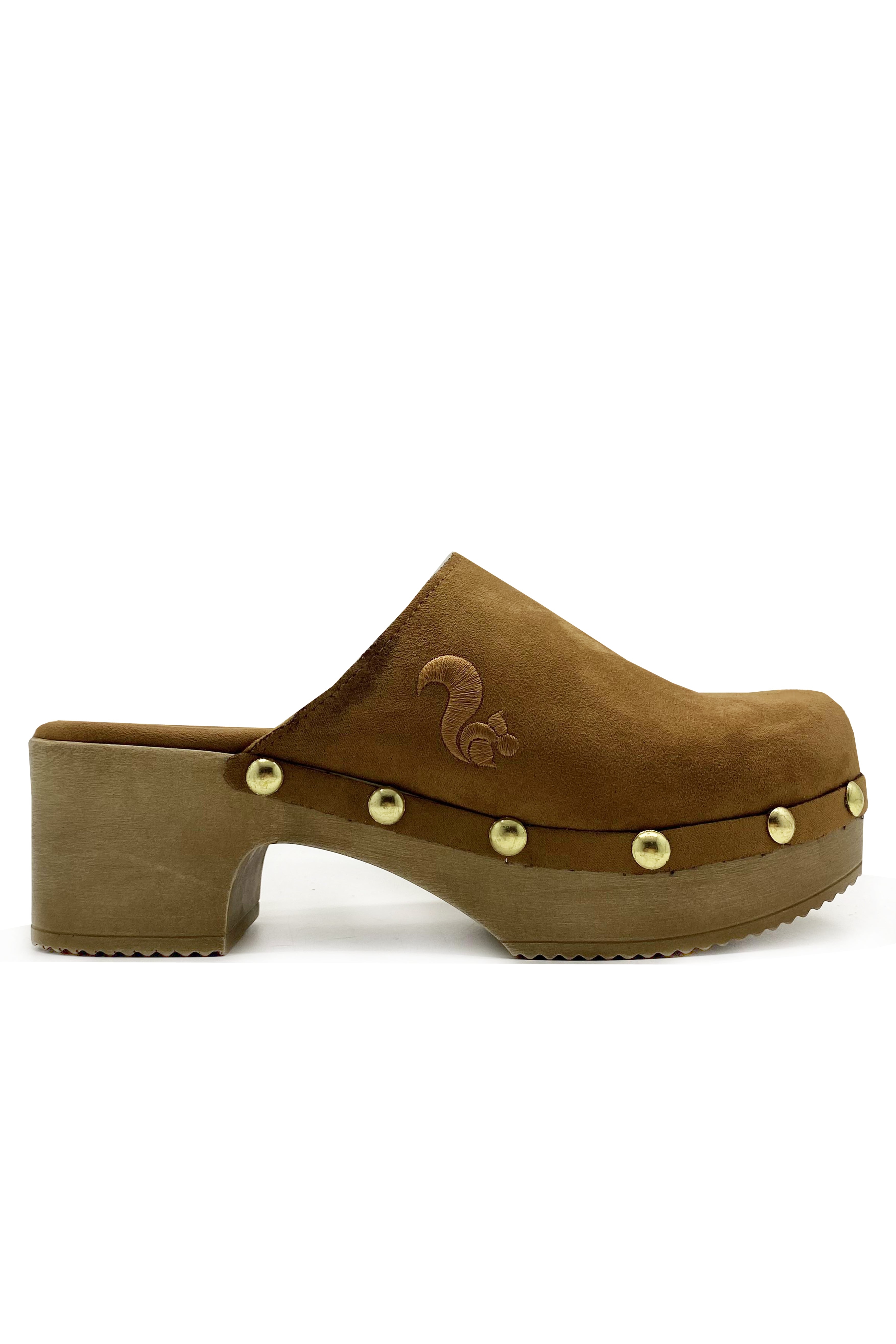 82402 - Damen vegan Clog Rec Soft Tobacco Braun