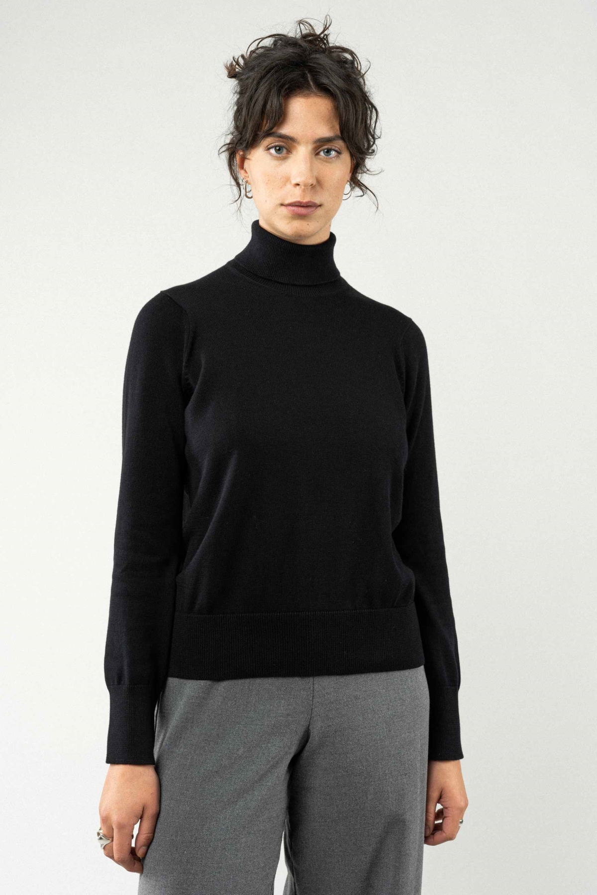 MELA Damen vegan Rollkragenpullover Mayura