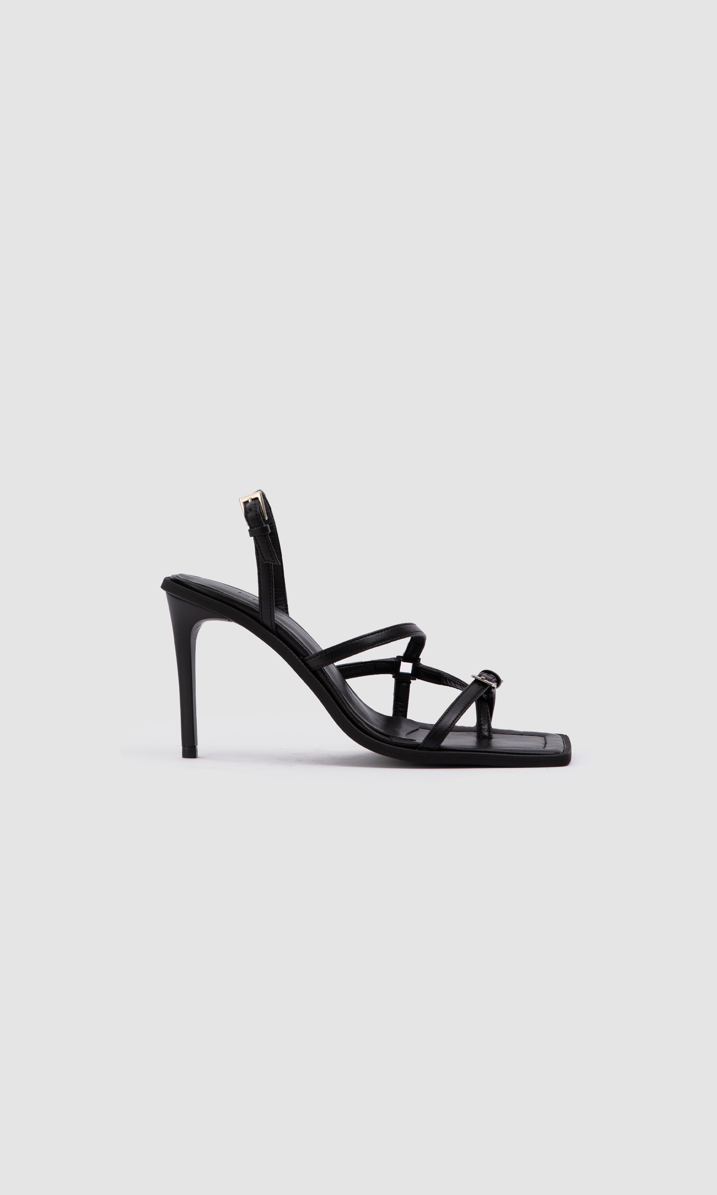 Prev Damen vegan Hochhackige Sandalen Vicki Black