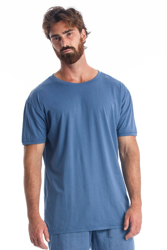 RAVENS VIEW IBIZA Herren vegan T-Shirt King Xl Indigoblau