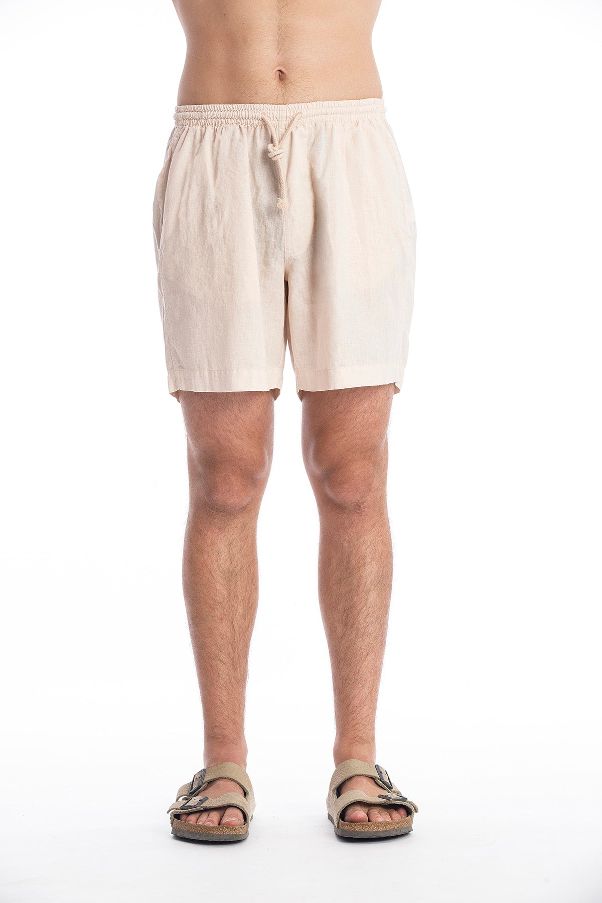 RAVENS VIEW IBIZA Herren vegan Leinen Shorts Tom Sand