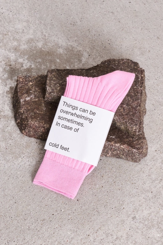 JAN 'N JUNE womens vegan Socks Bonbon Pink