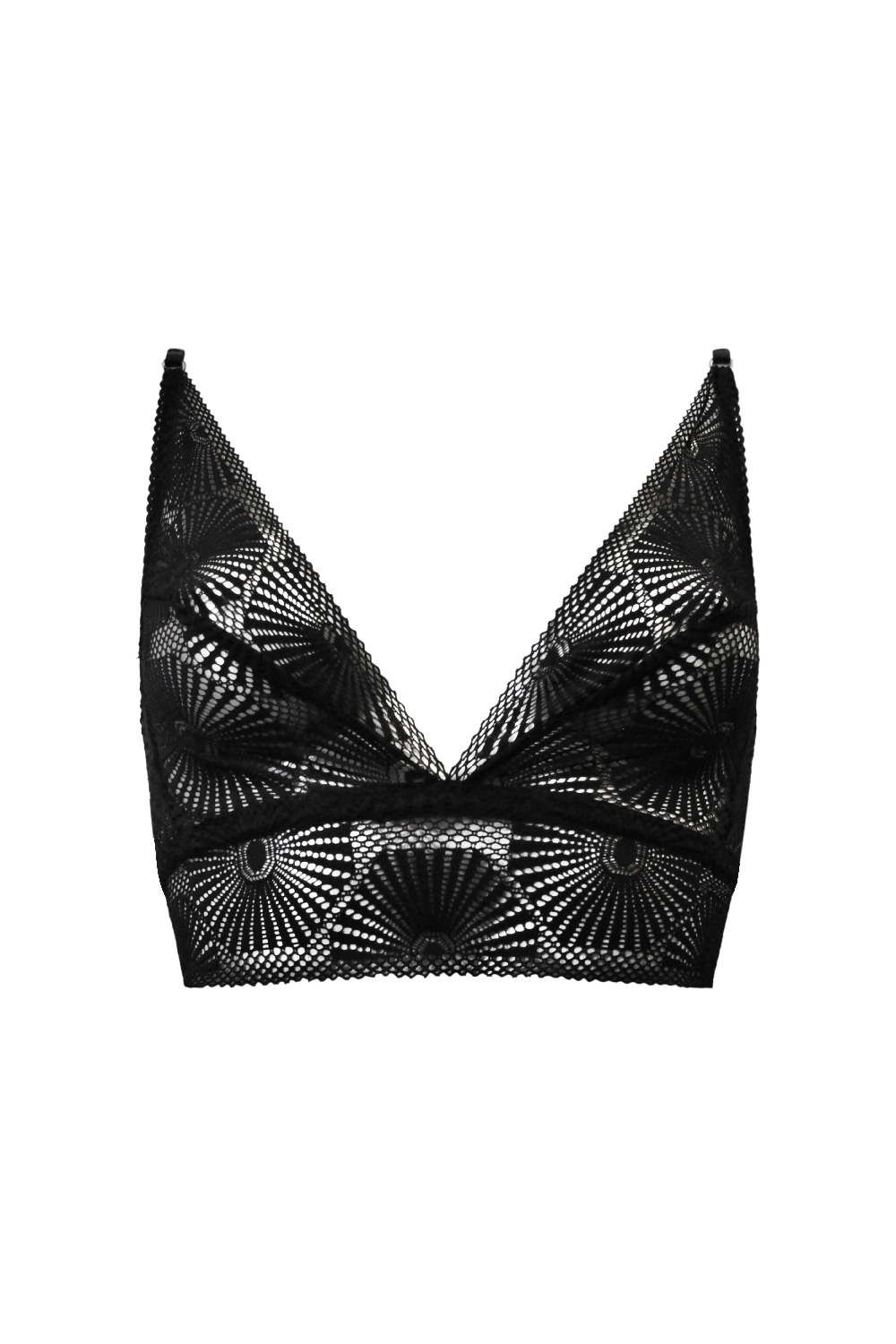 83706 - Damen vegan Bralette Sun Schwarz