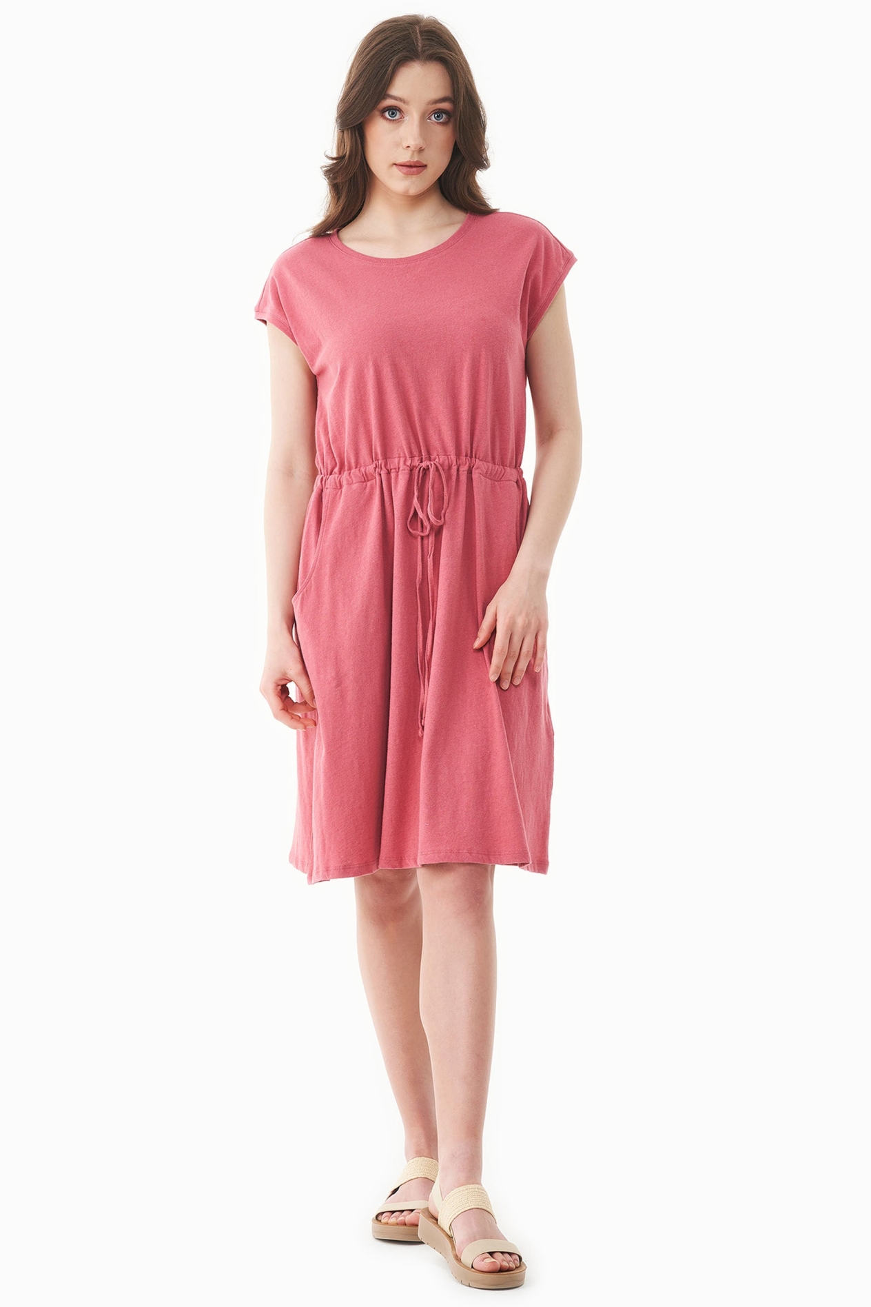 ORGANICATION Damen vegan Jersey Kleid WÃ¼stenrose