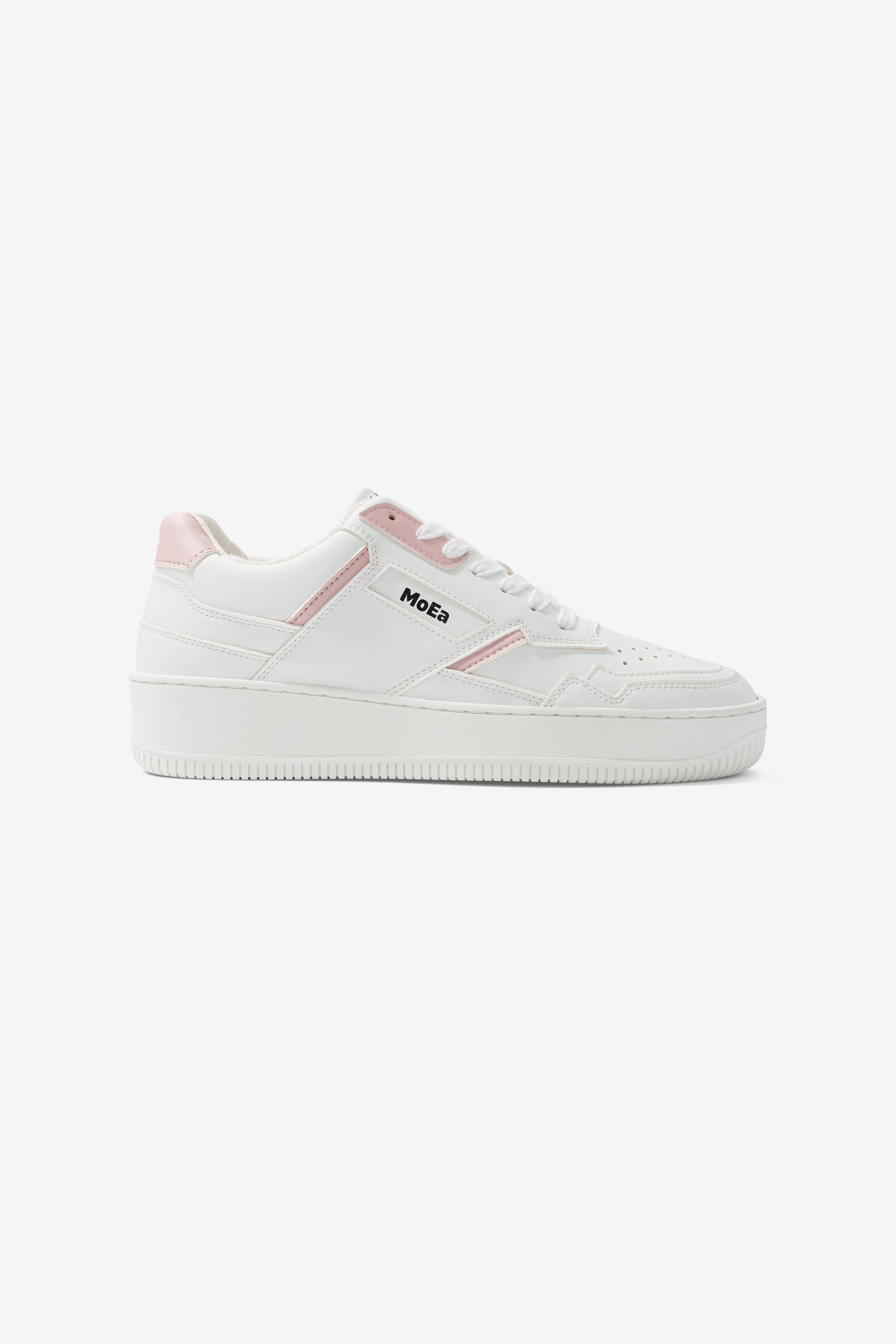 MoEa Herren vegan Sneaker Gen1 - Mais WeiÃŸ & Rosa