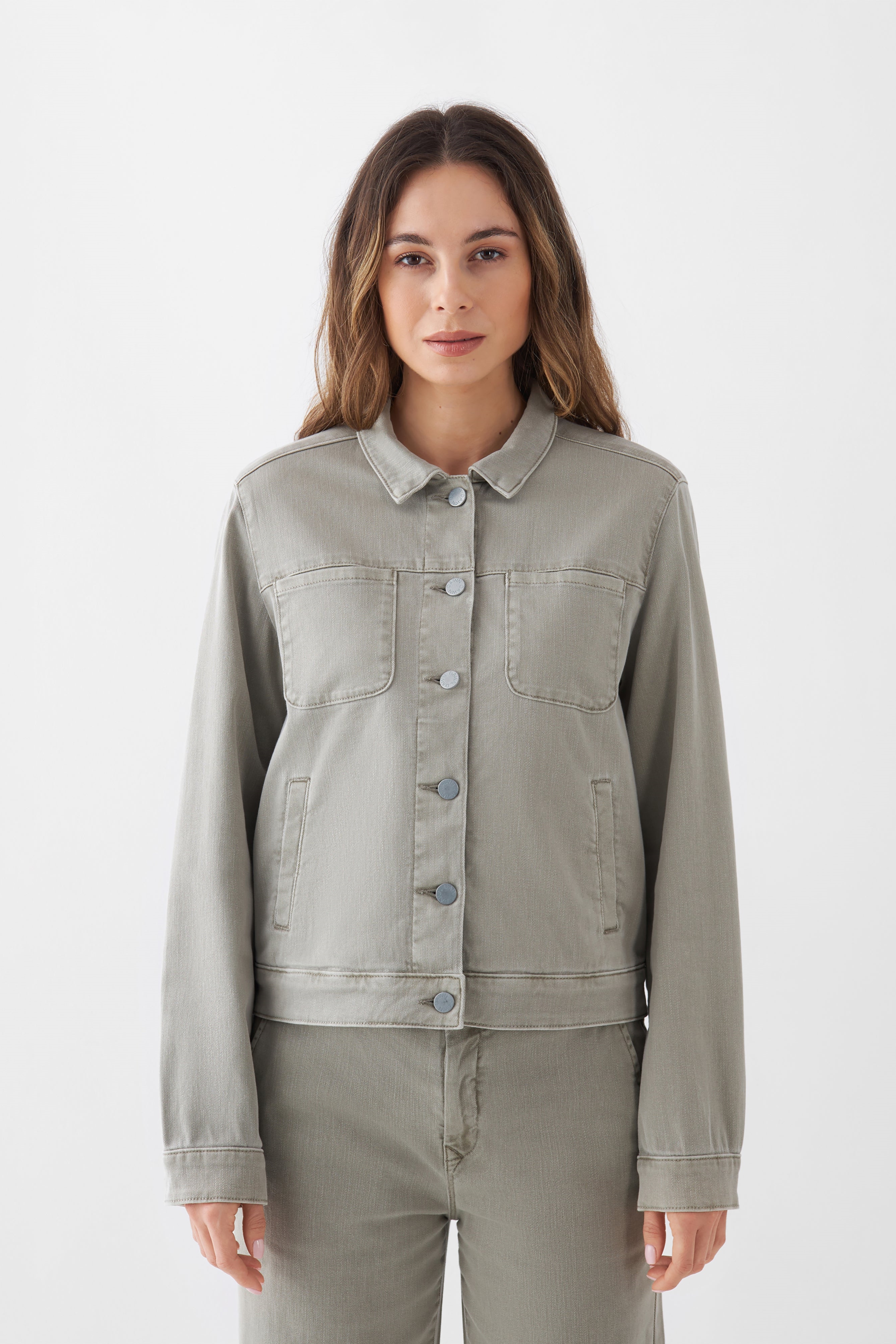Image of Dawn dames vegan Jas Callisto Non-Stretch Classic Rock Olive