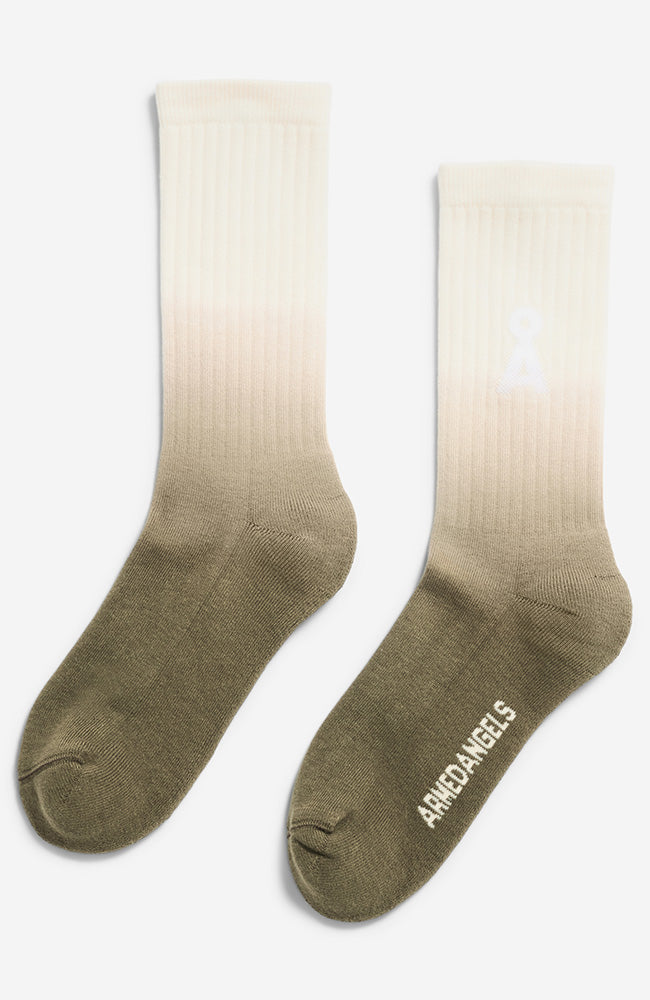 ARMEDANGELS men vegan Socks Saamus DegradÃ© Oat Moss