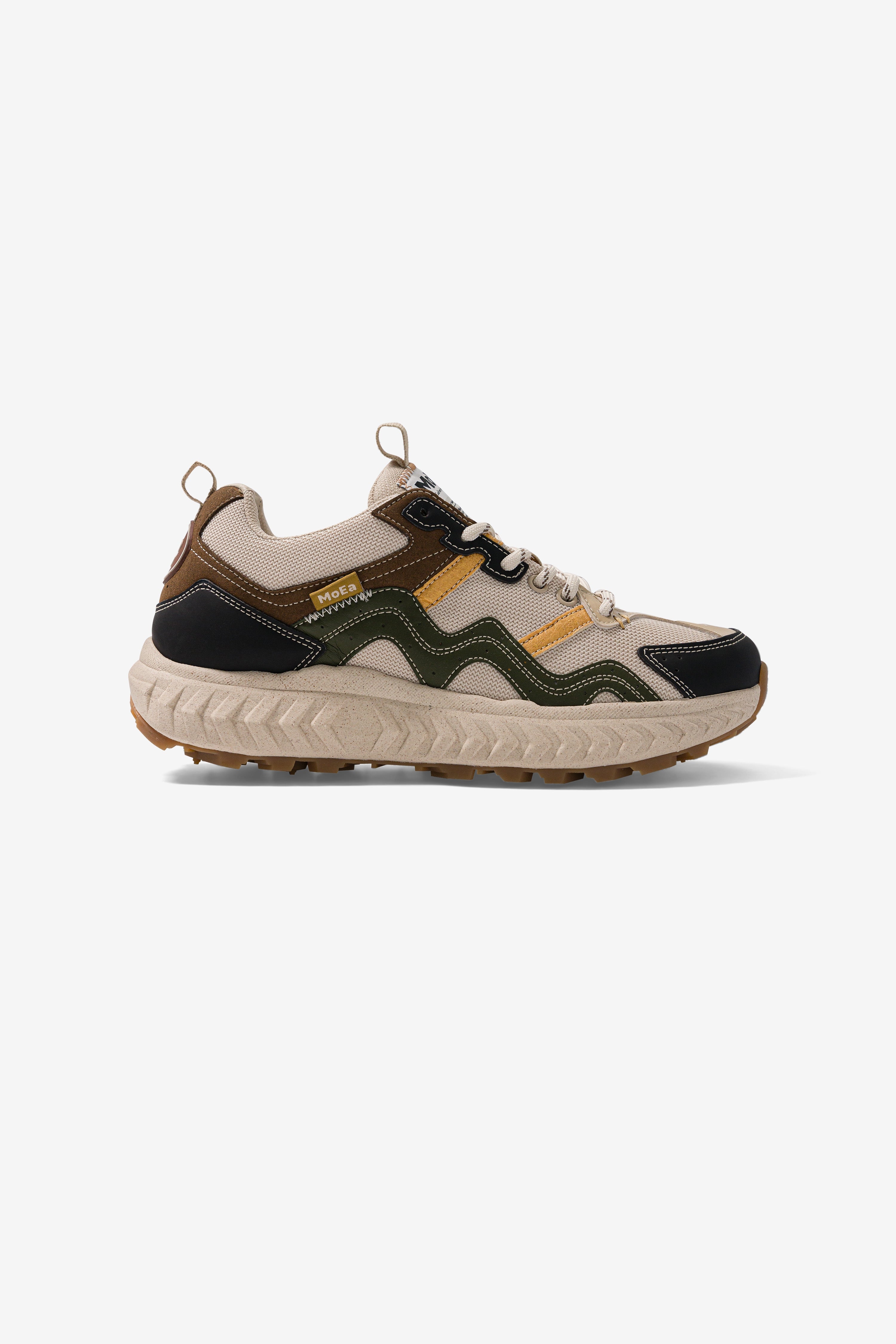 Image of MoEa mannen vegan Sneakers Gen7 All-In Groen & Geel