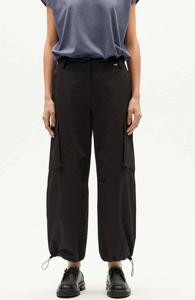 Thinking mu Damen vegan Hose Val Schwarz