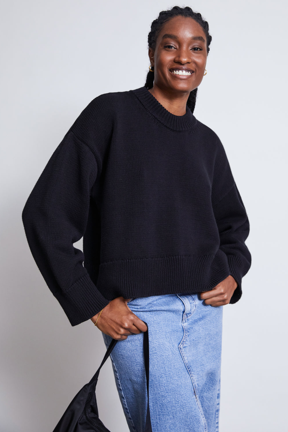 Image of JAN 'N JUNE dames vegan Trui Yagmur Zwart