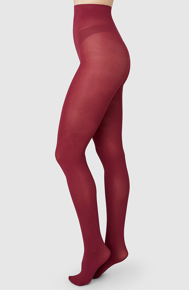 Swedish Stockings womens vegan Tights Olivia Red