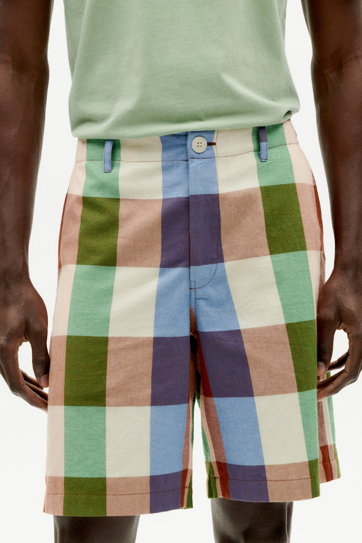 Thinking mu Herren vegan Shorts Alex Bermuda Mehrfarbig