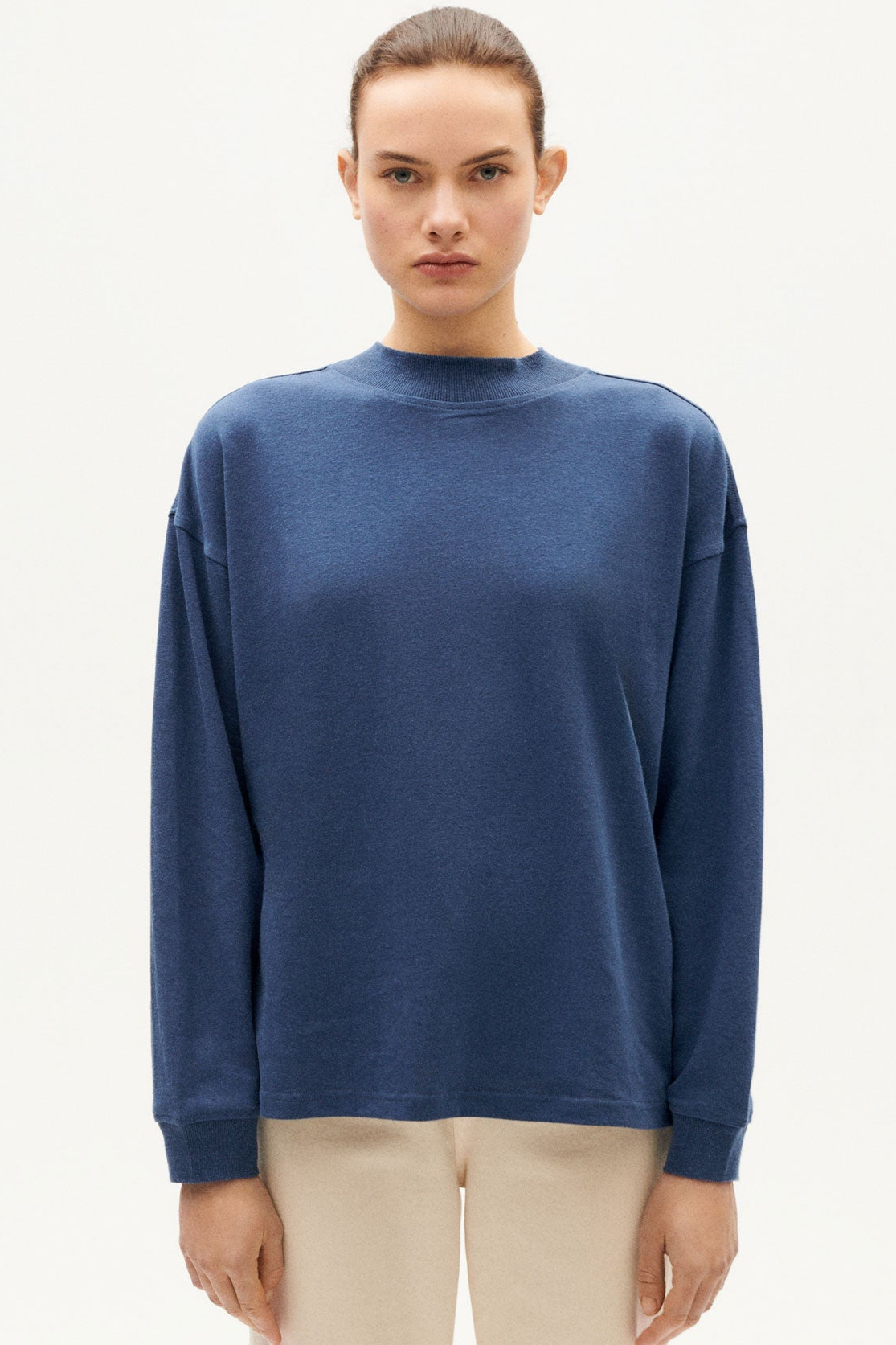 Thinking mu Damen vegan T-Shirt Freire Dickes Blau