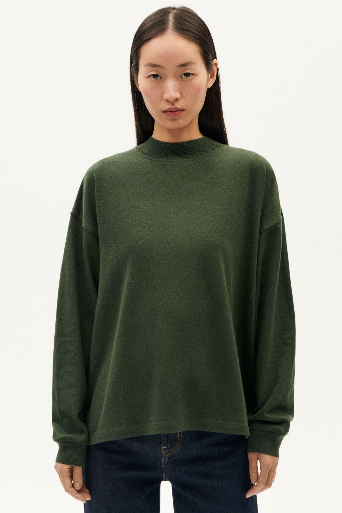 Thinking mu Damen vegan T-Shirt Freire Dickes GrÃ¼n