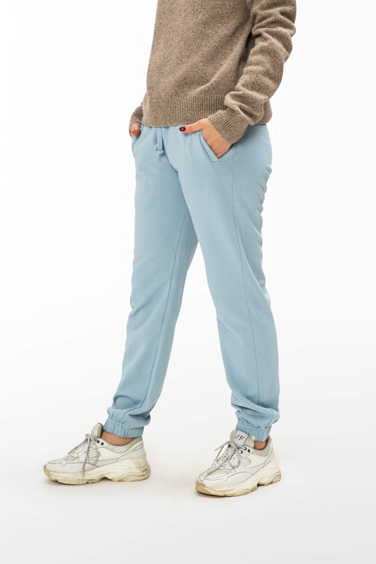 MATONA Damen vegan Track Pants Blue Fog
