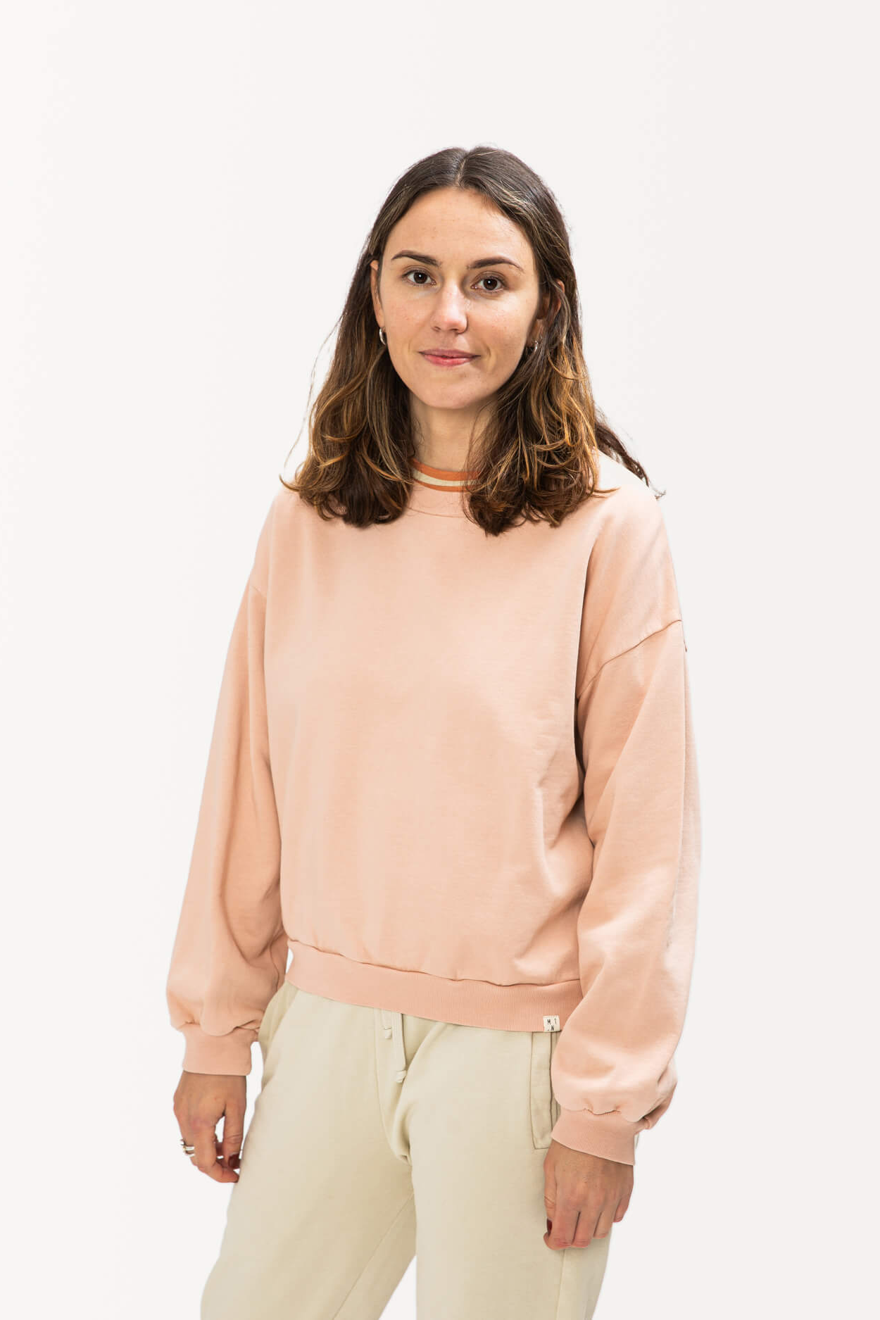 MATONA Damen vegan Sweatshirt Hellrosa Rosa