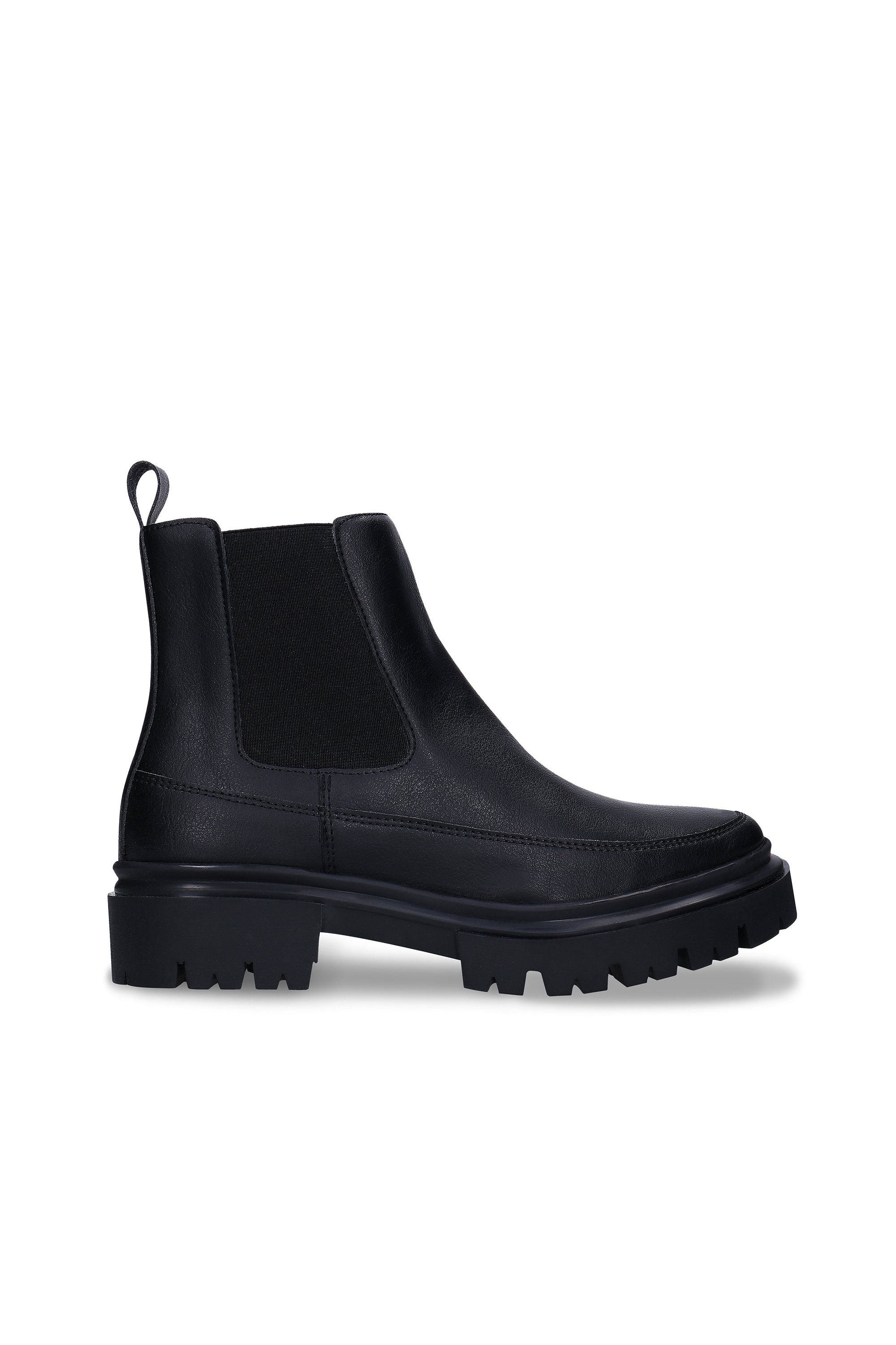 NAE Damen vegan Stiefel Selma Veganes Ã–ko-Leder Schwarz