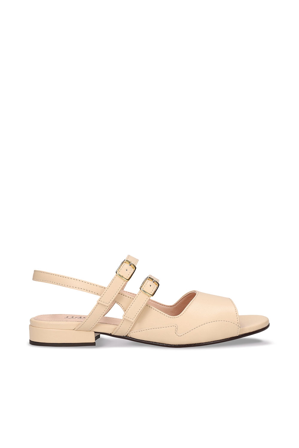 NAE Damen vegan Sandalen Pax Veganes Ã–ko-Leder Beige